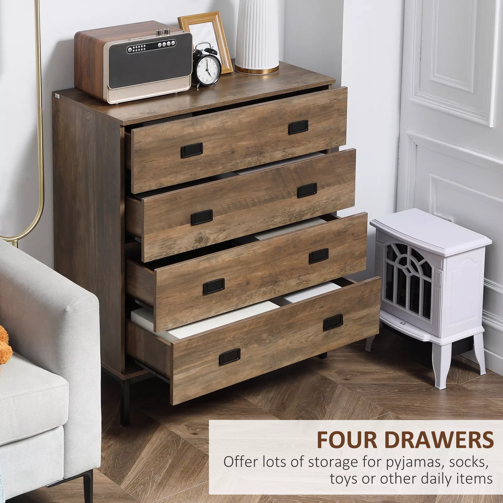 Levy Bedroom 4 Dresser Chest - Image 3