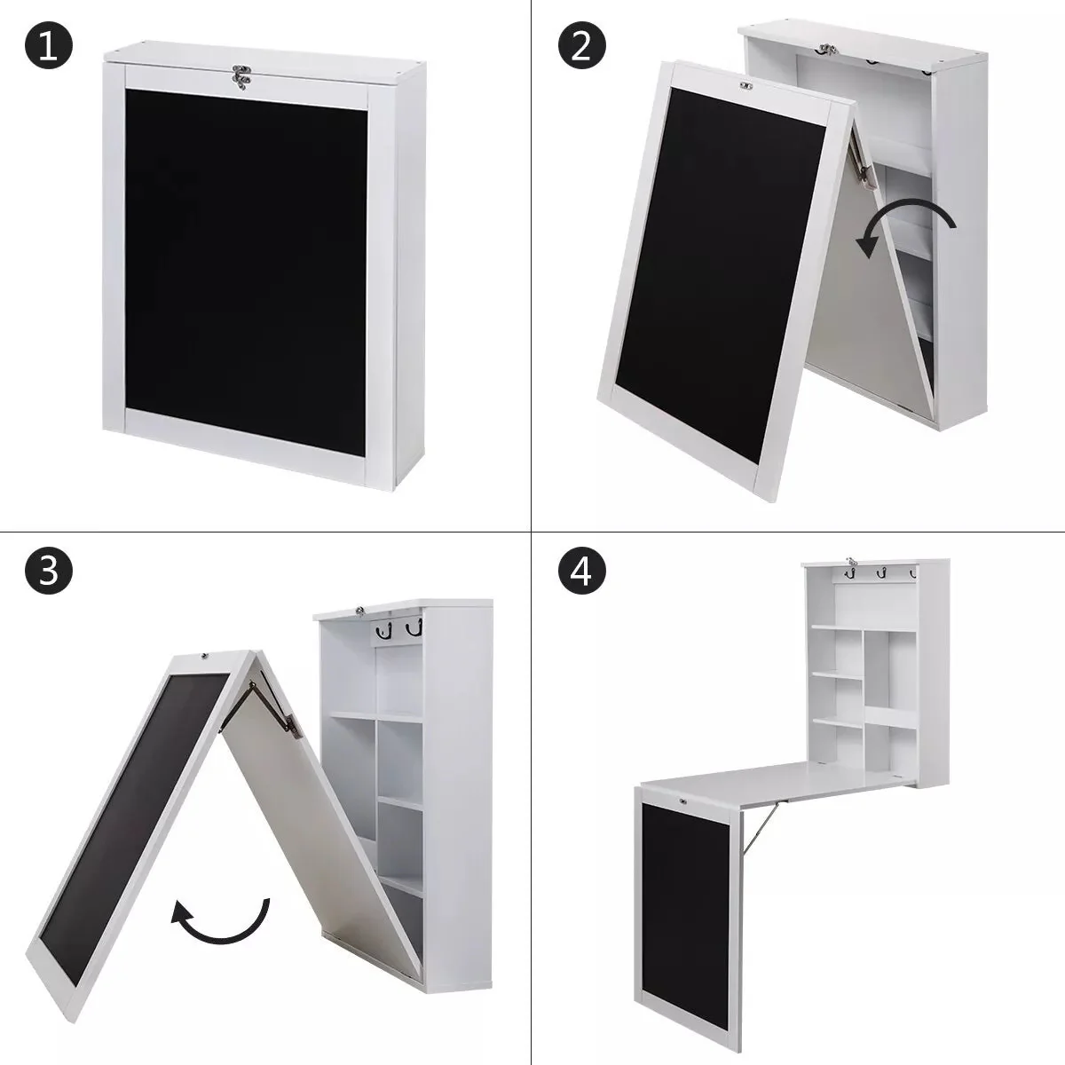 Lewys Wall Mounted Desk - Image 4
