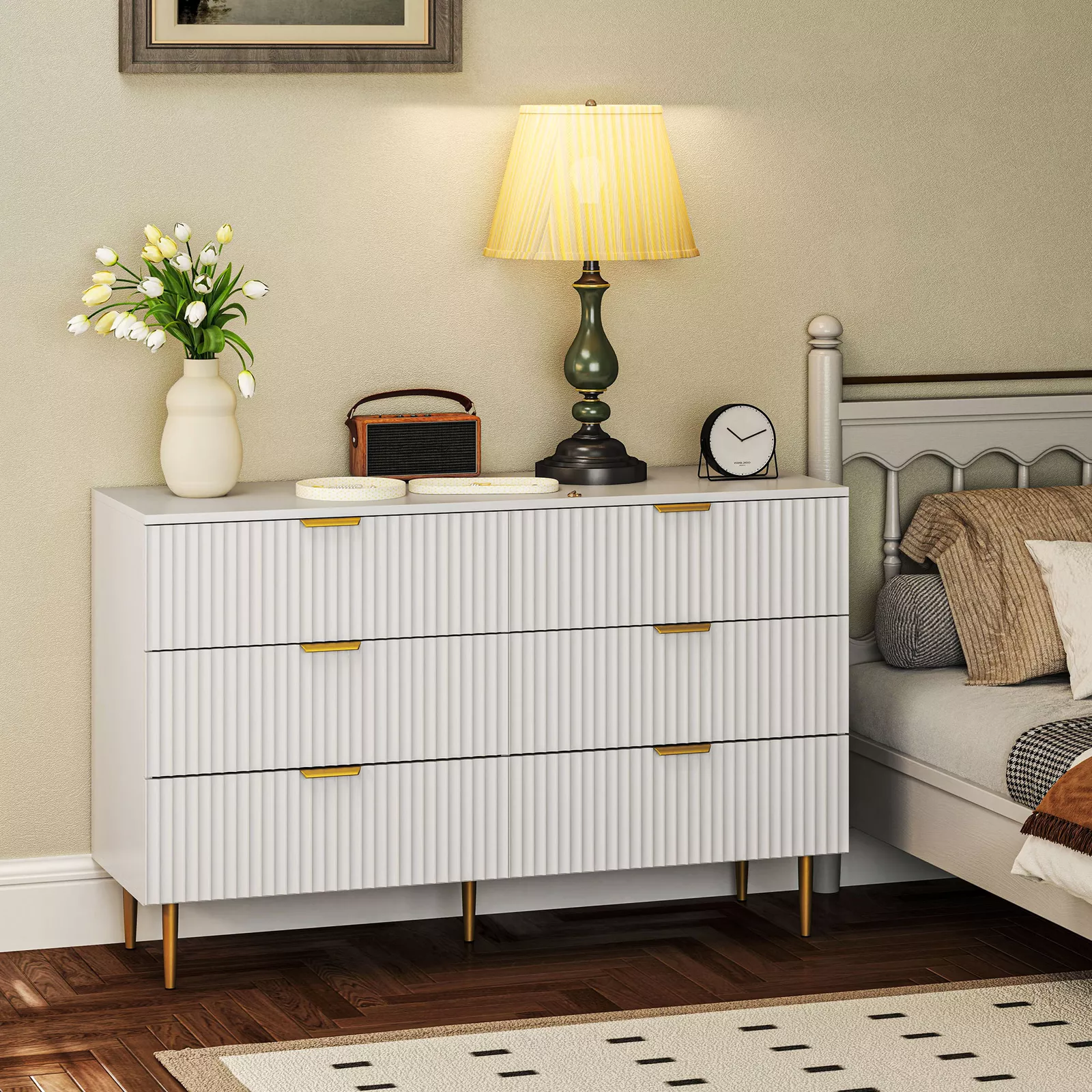 Lilly 6 Drawer Chest Dresser