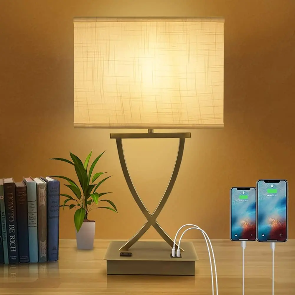 Linen Table Lamp - Image 4
