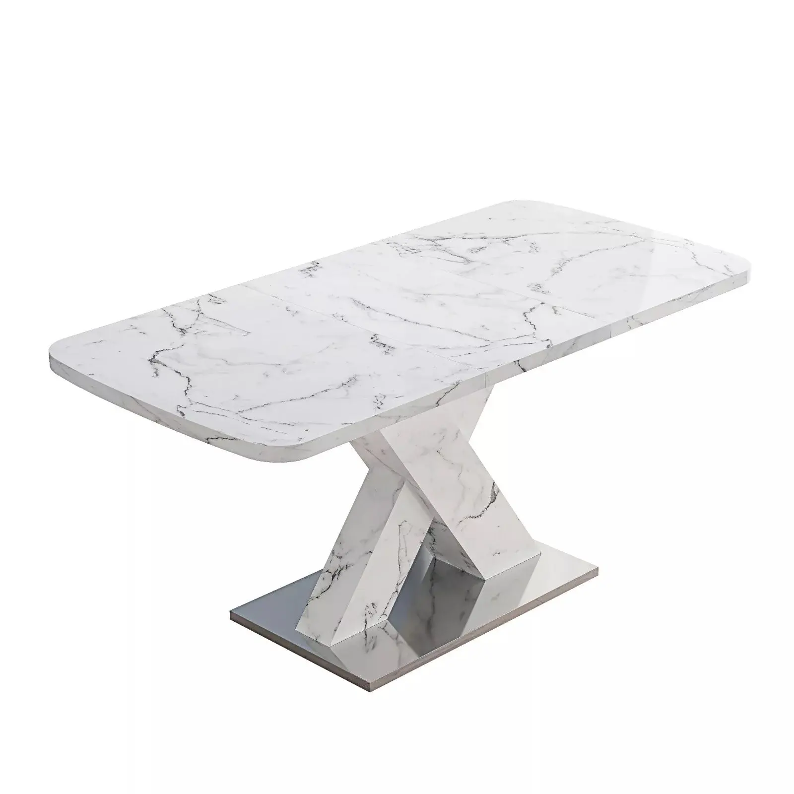 Lloyd Marble Extendable Dining Table For 6 - Image 3