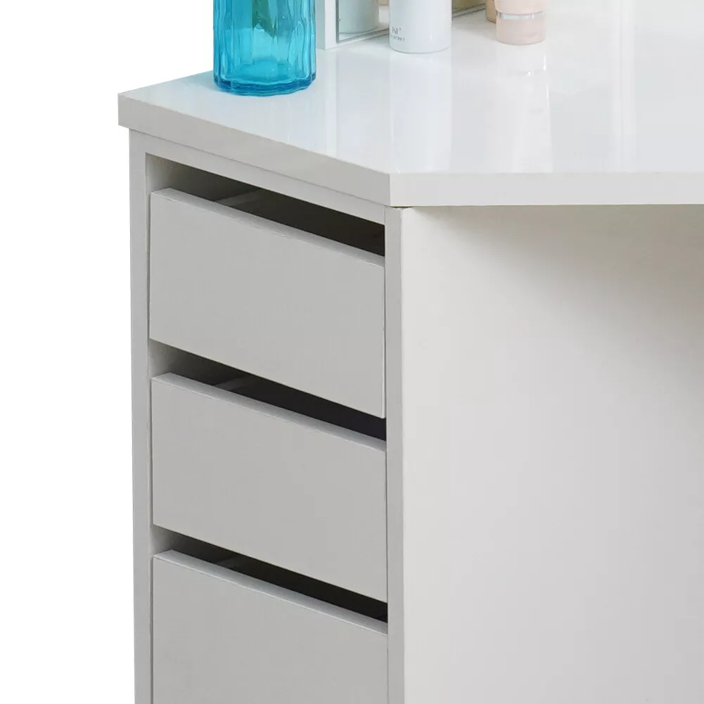 Lloyd Mirrored Vanity Dressing Table With Drawer - Image 6
