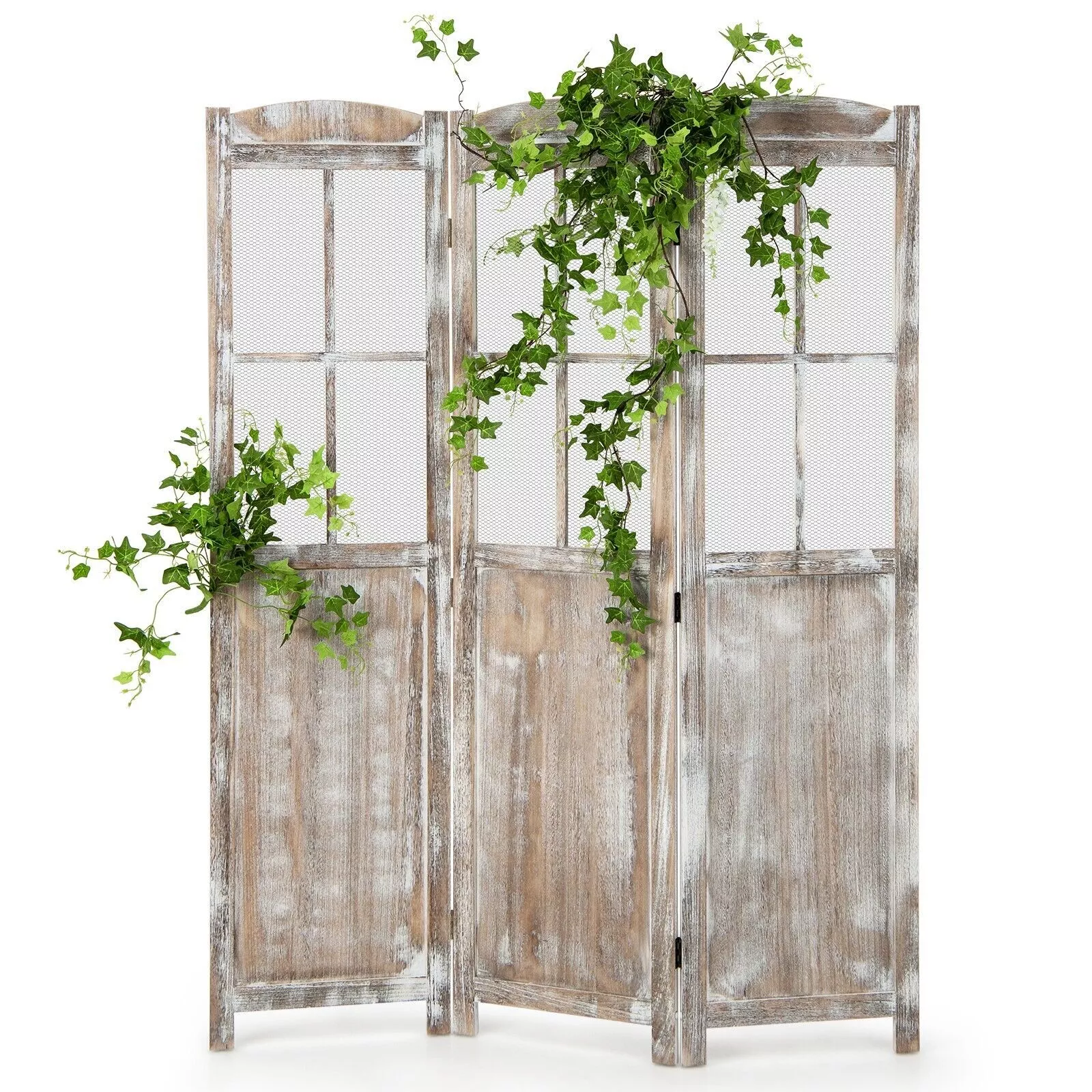 Lucia Wooden Room Partition Divider Screen - Image 2