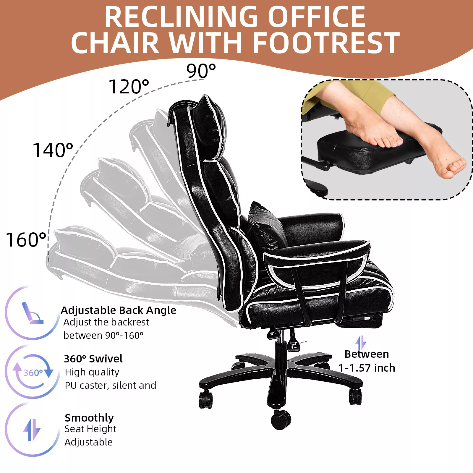 Luke Big & Tall Ergonomic Office Chair - Image 4