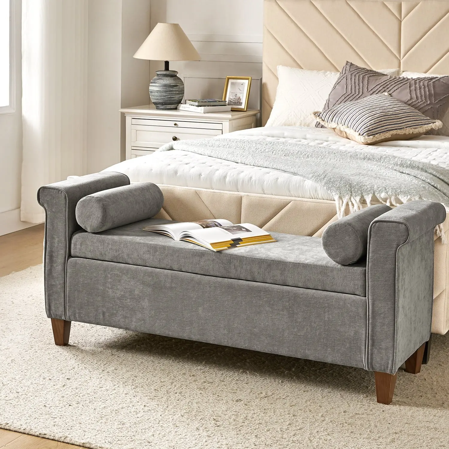 Lula Ottoman Storage End Bed Bench - Image 8