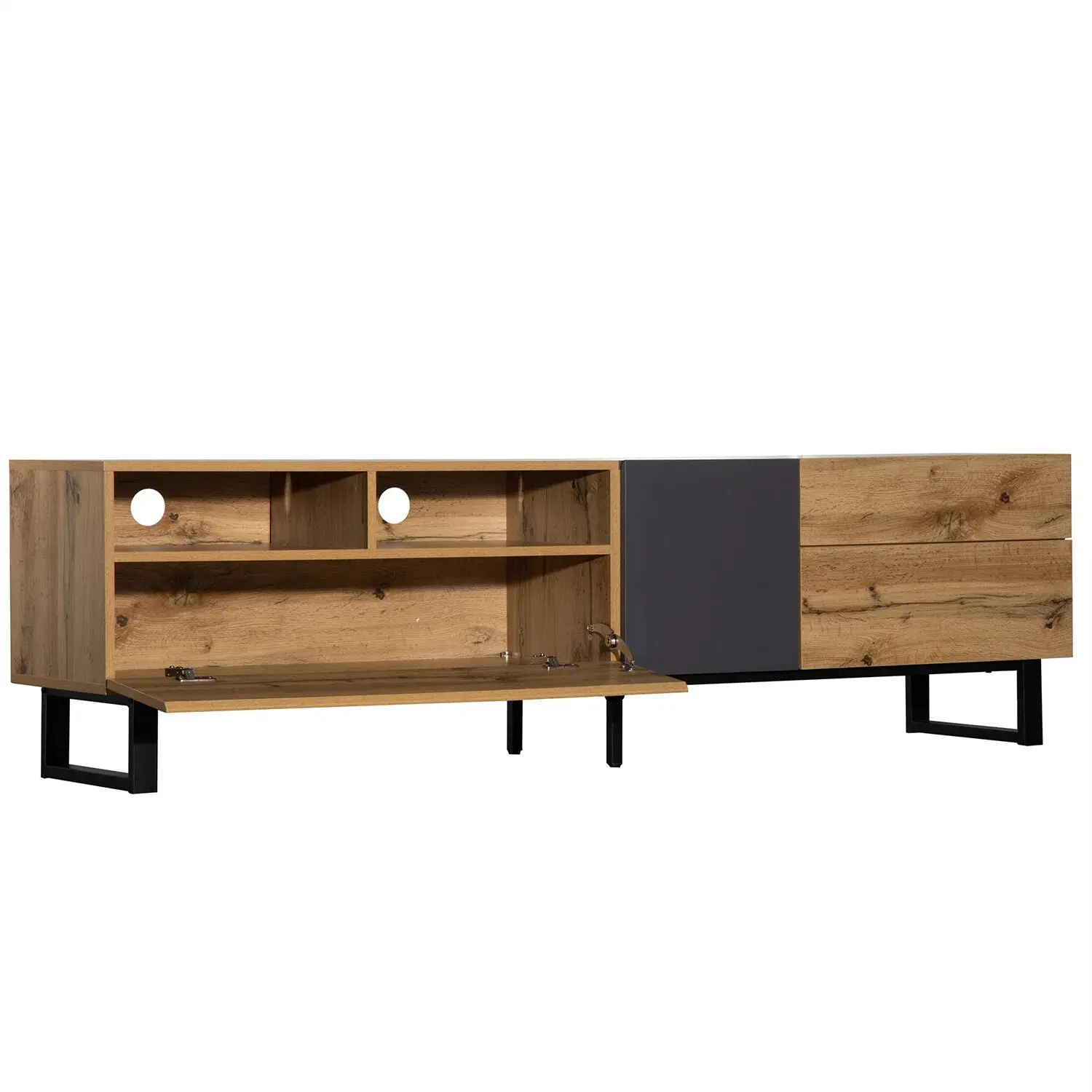 Lula Scandinavian TV Media Cabinet Console - Image 5