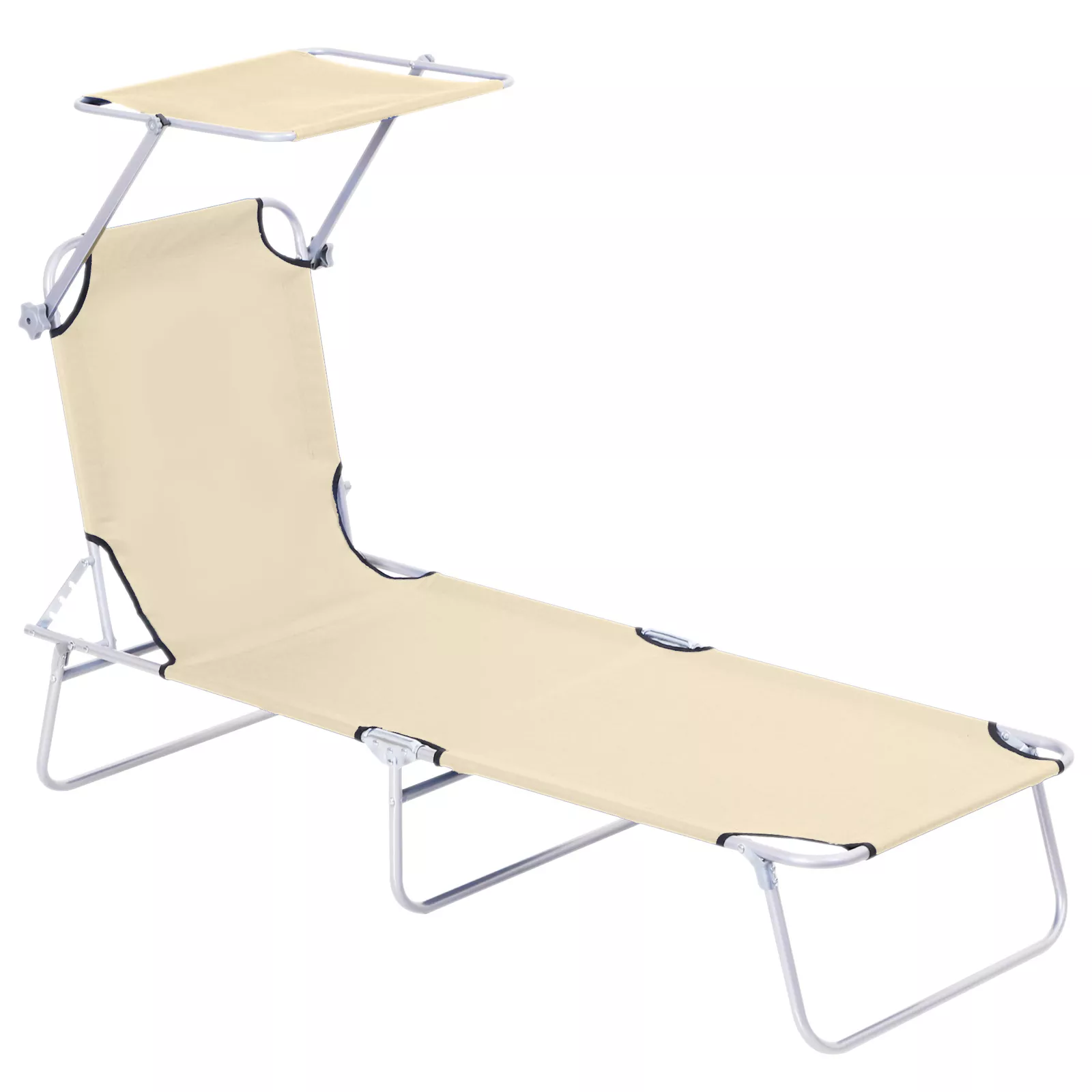 Macias Portable Outdoor Lounge Chair - Image 2
