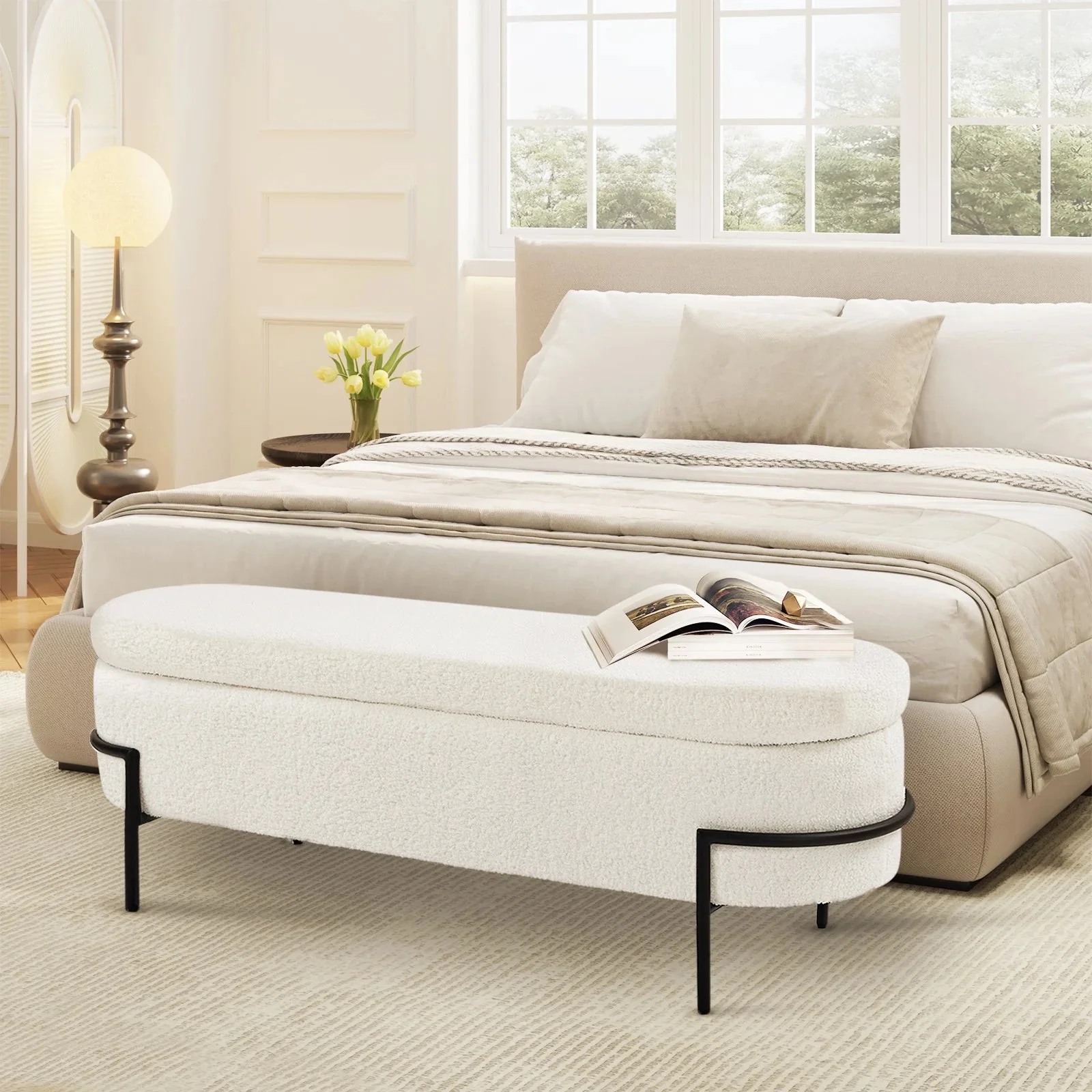 Mahdi Ottoman Storage End Bed Bench