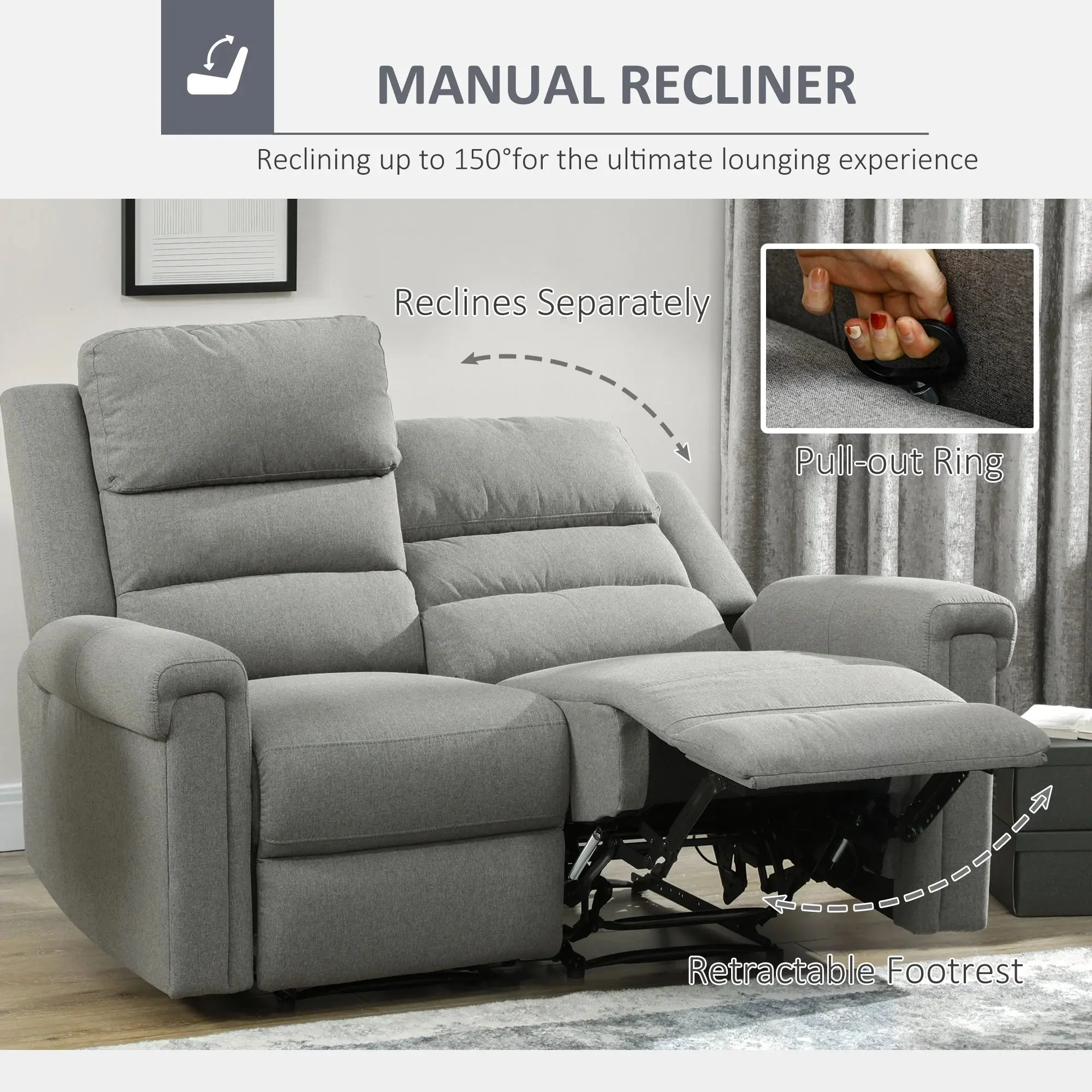 Maia Recliner Loveseat - Image 4