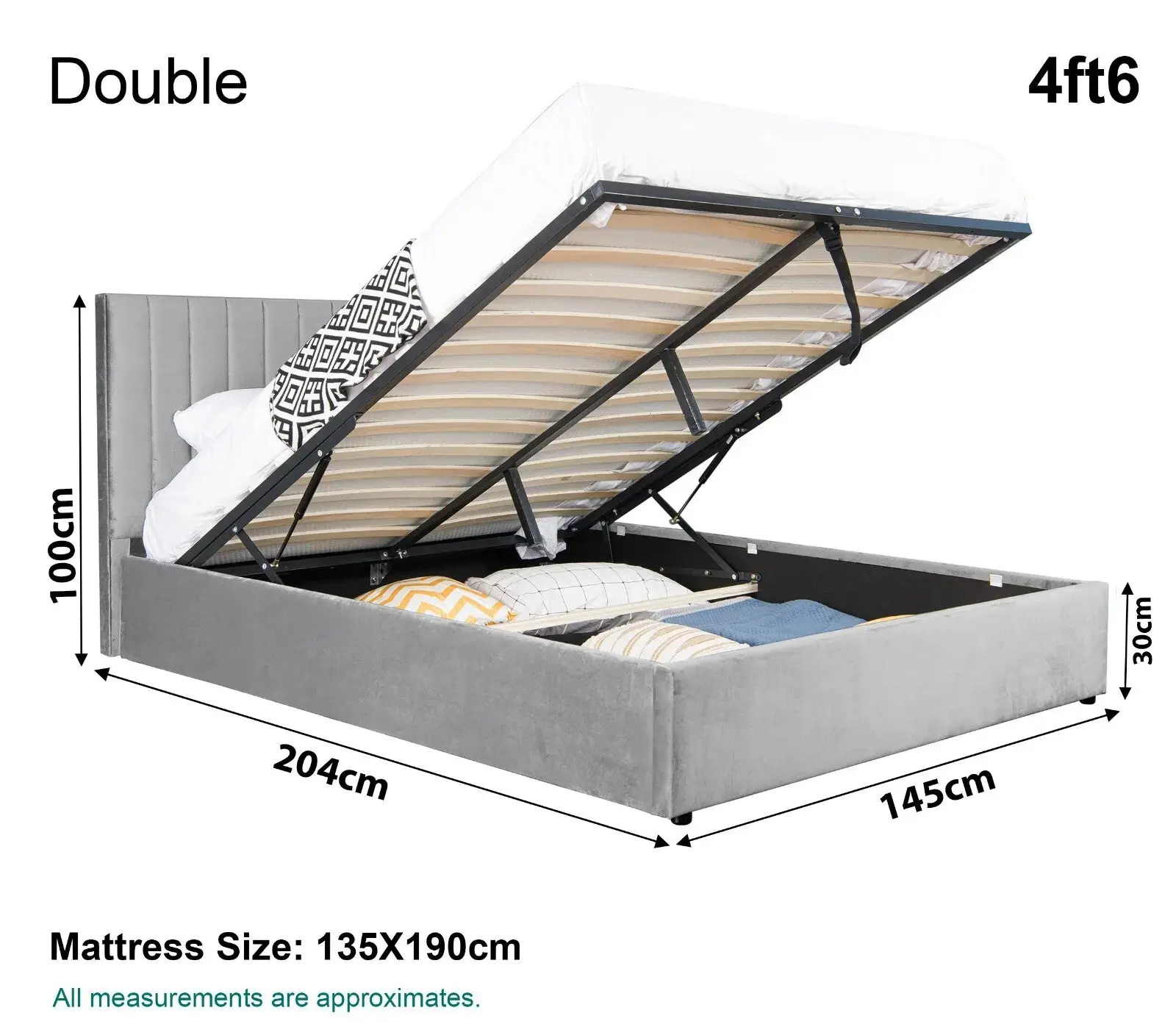 Maisey Ottoman Bed Frame - Image 8