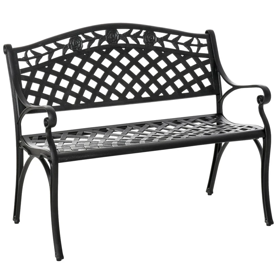 Malik Aluminium Outdoor Garden Bench - Image 2
