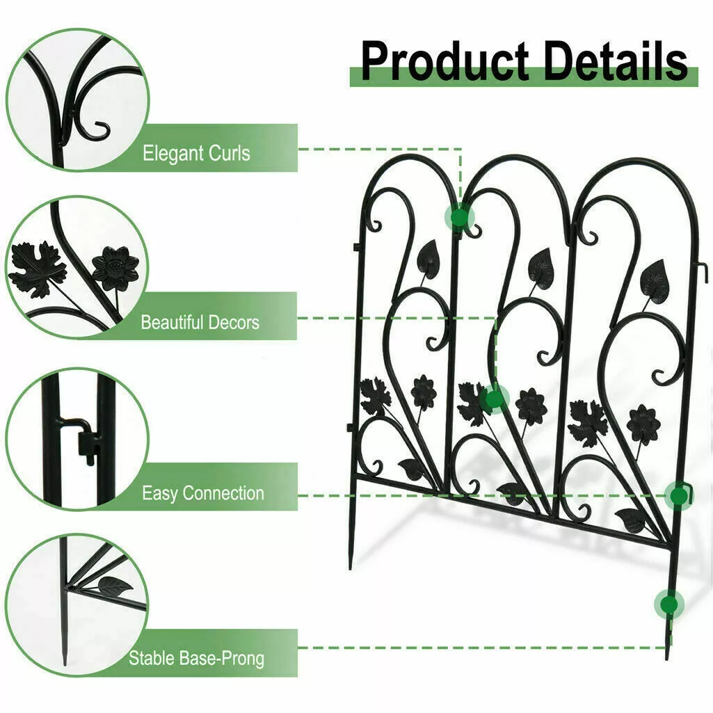 Maple Leaf Decorative Garden Fence - Image 4