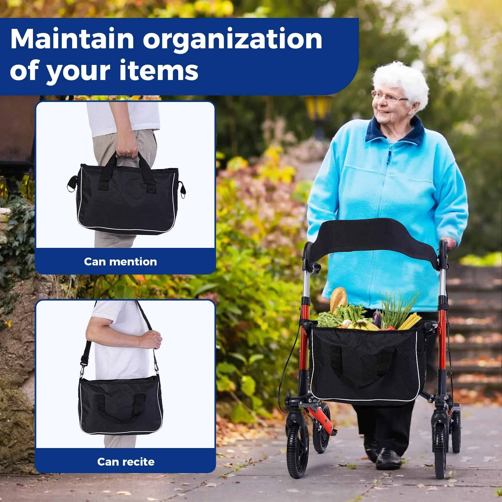 Mathis Rollator Walker With Seat - Image 6