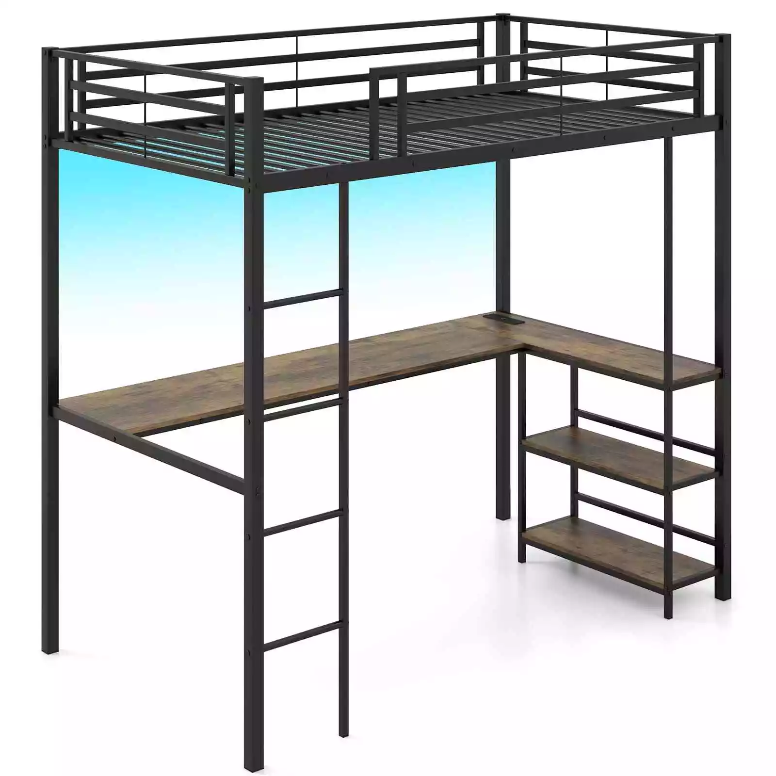 Maxwell Metal High Sleeper Cabin Loft Bed - Image 2