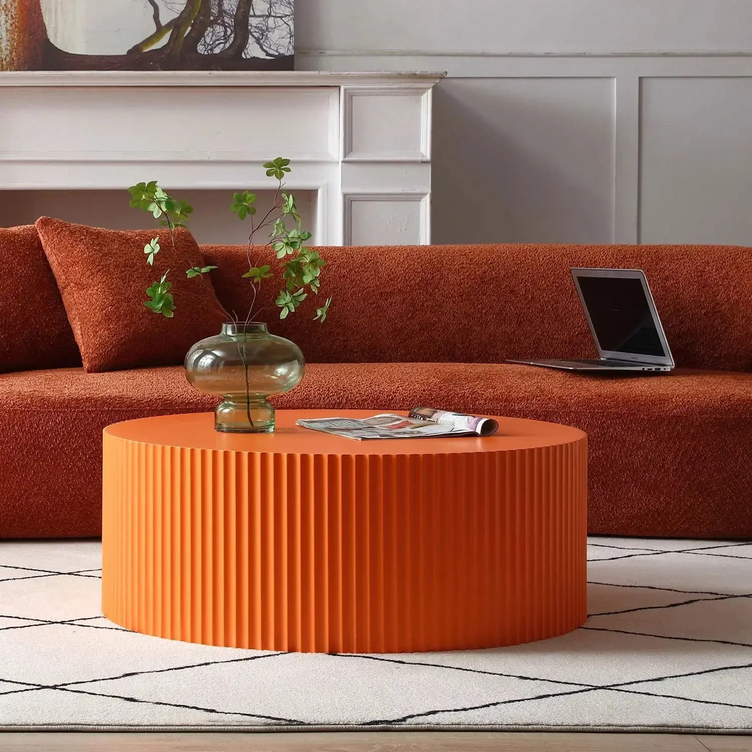 Mays Modern Round Coffee Table - Image 4