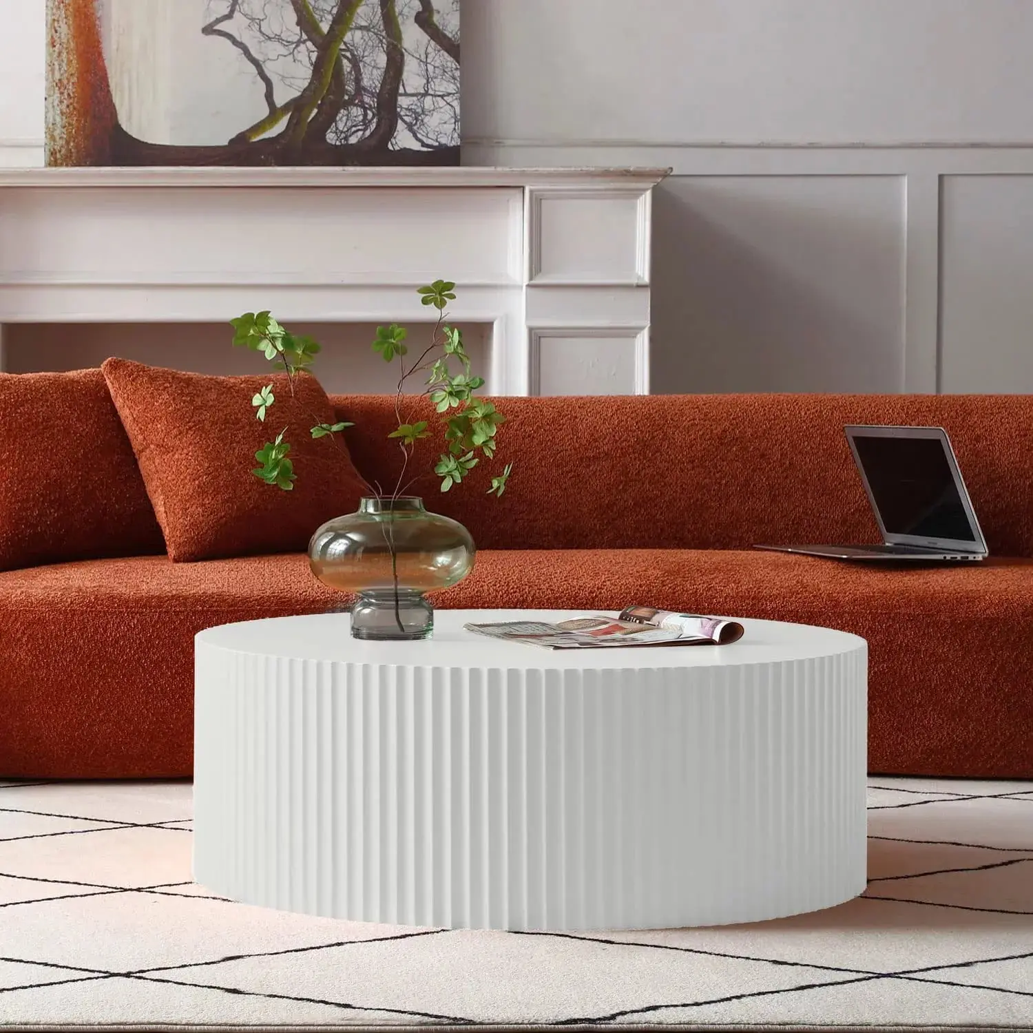 Mays Modern Round Coffee Table - Image 5