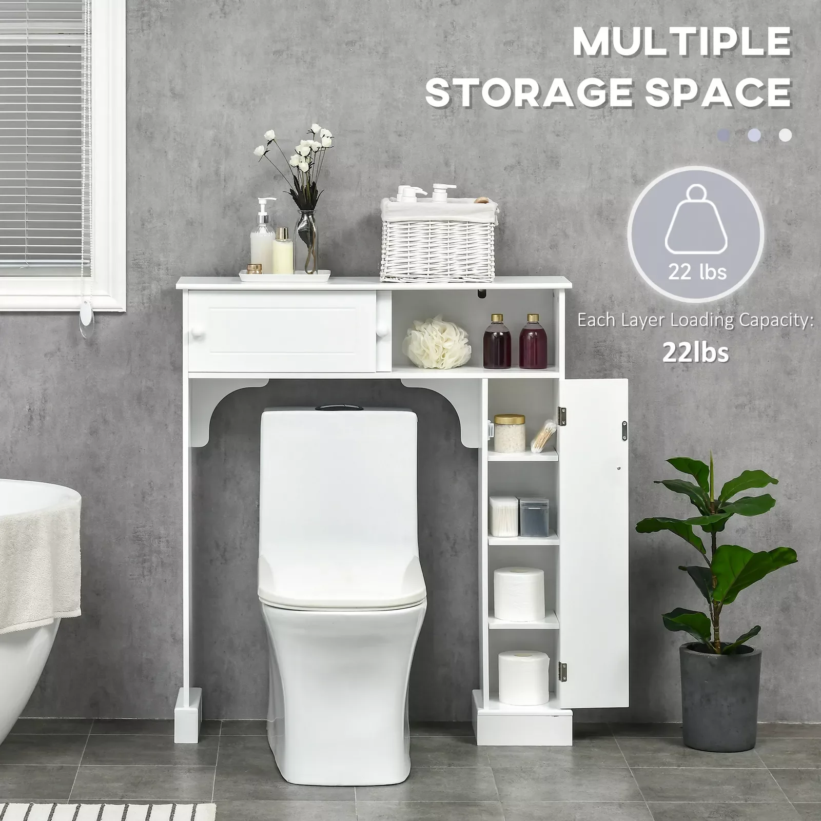 Mccann Over Commode Storage Cabinet - Image 5