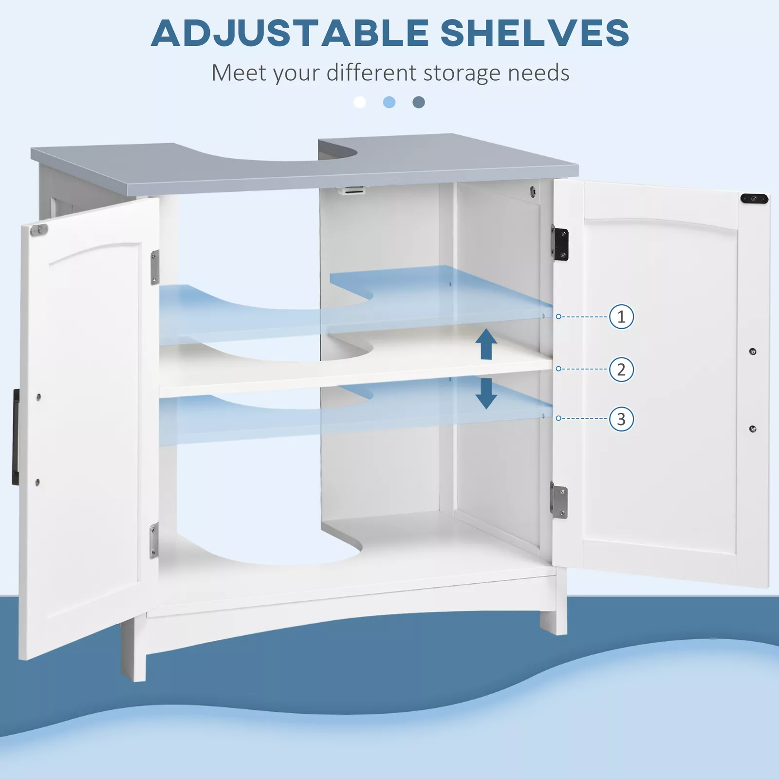 Mclean Under Sink Bathroom Cabinet - Image 4