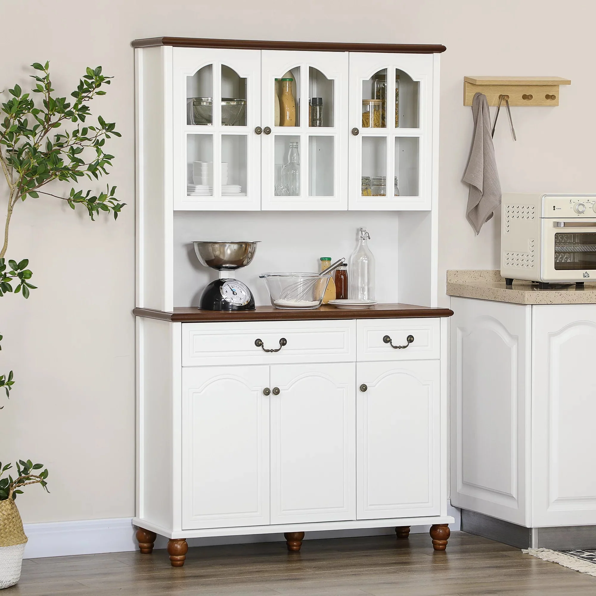 Mcleod Antique China Cabinet Hutch