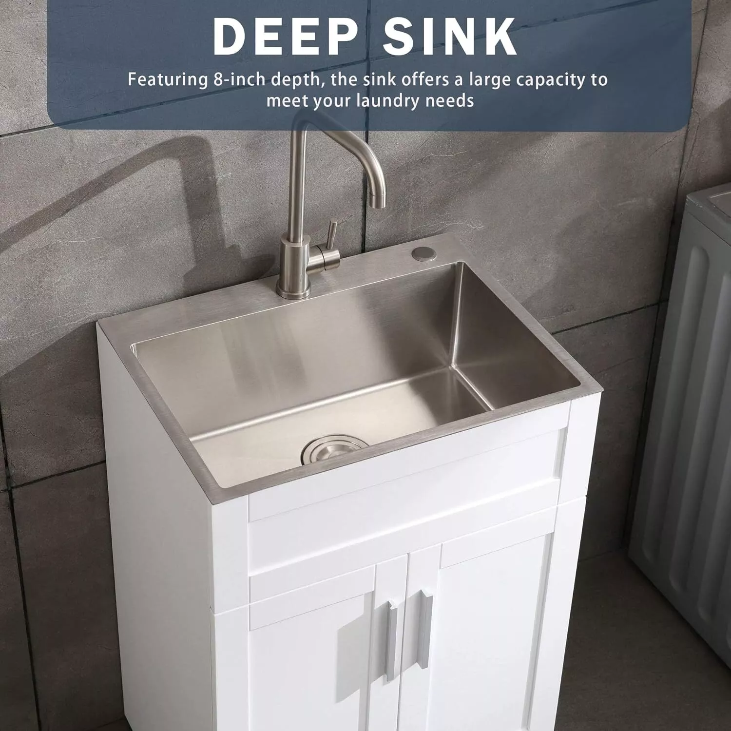 Meyer Utility Laundry Sink Cabinet - Image 5