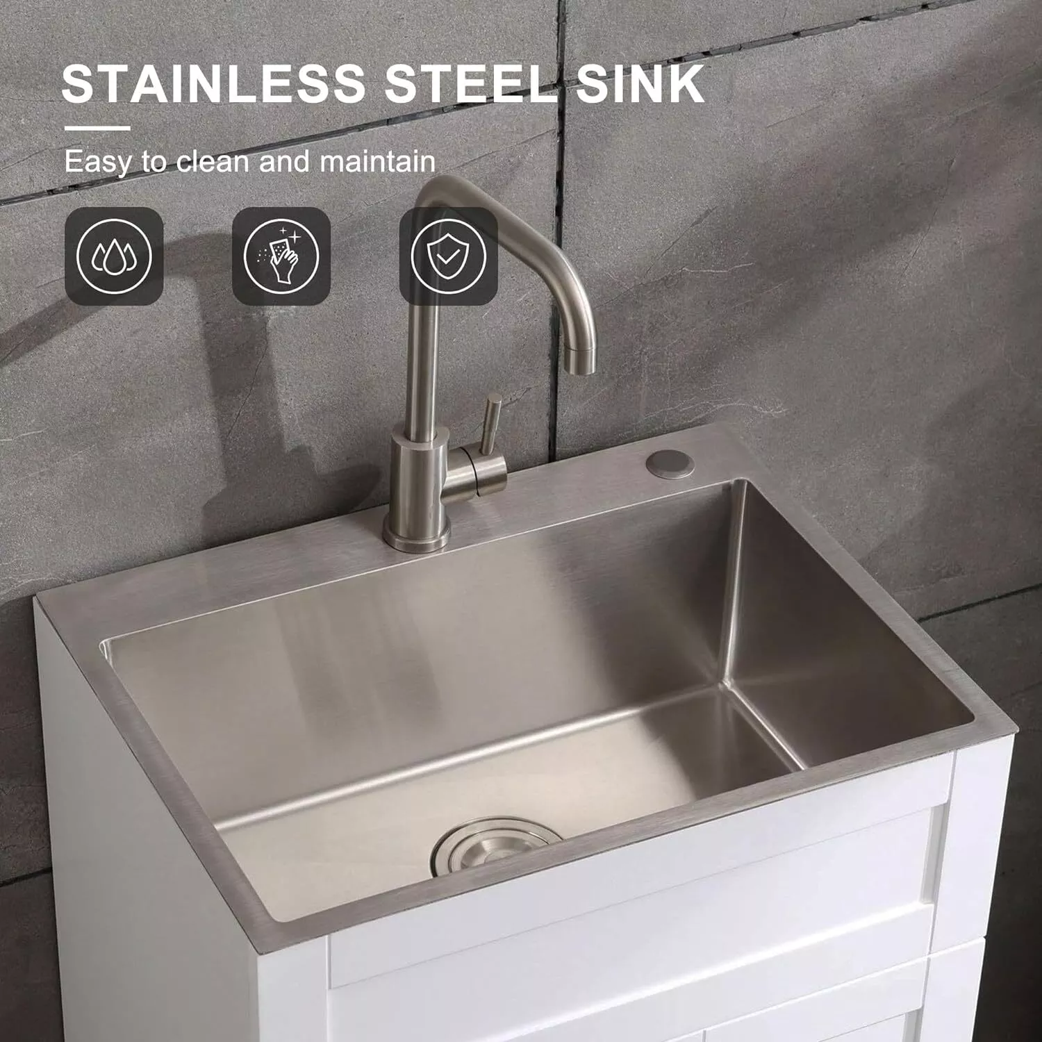 Meyer Utility Laundry Sink Cabinet - Image 6