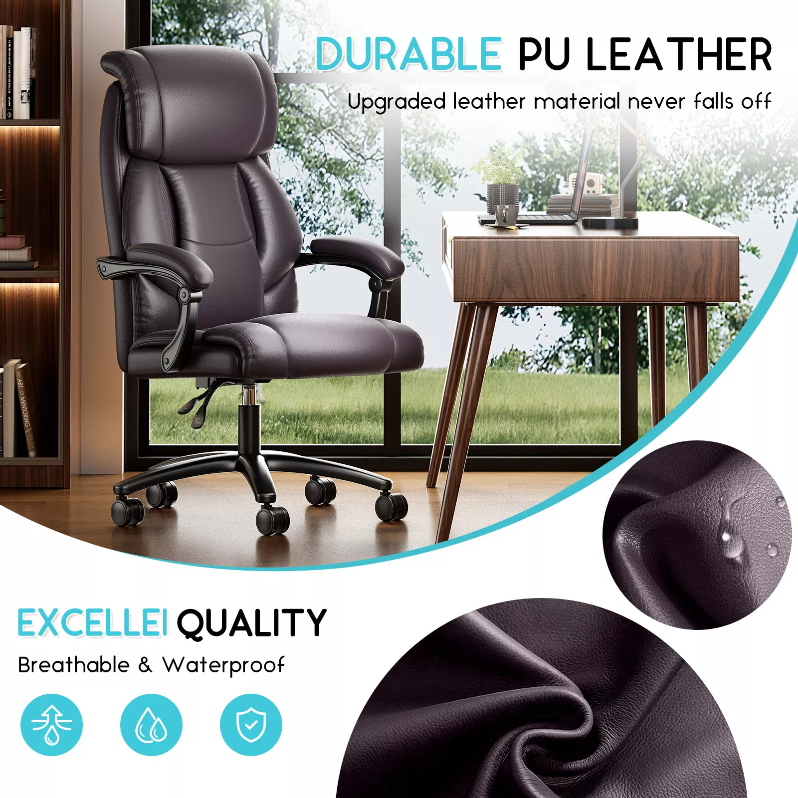 Meyers Big & Tall Ergonomic Office Chair - Image 4