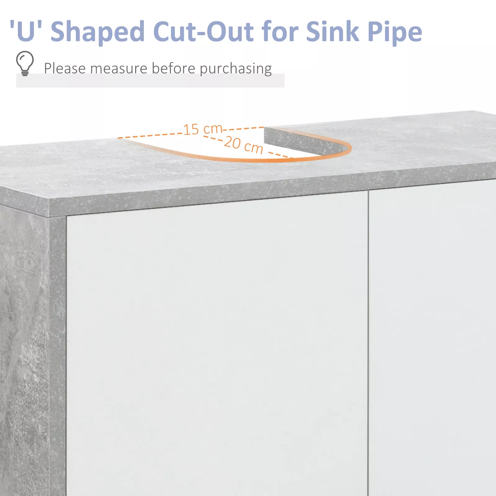 Milton Under Sink Bathroom Cabinet - Image 4