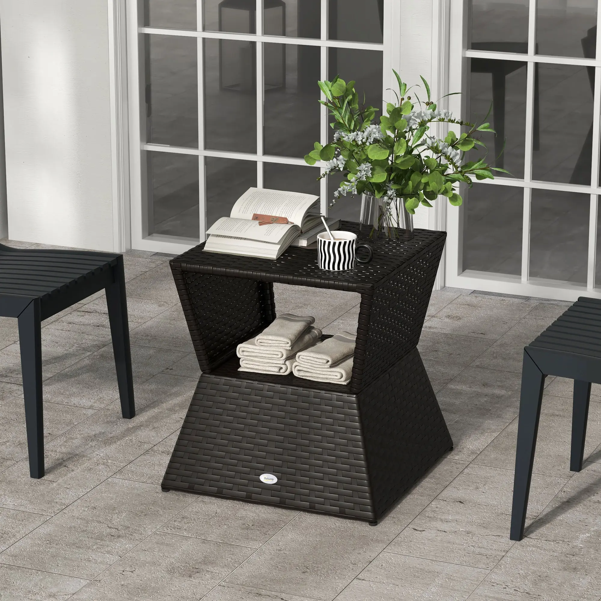 Miranda Rattan Outdoor Coffee Table