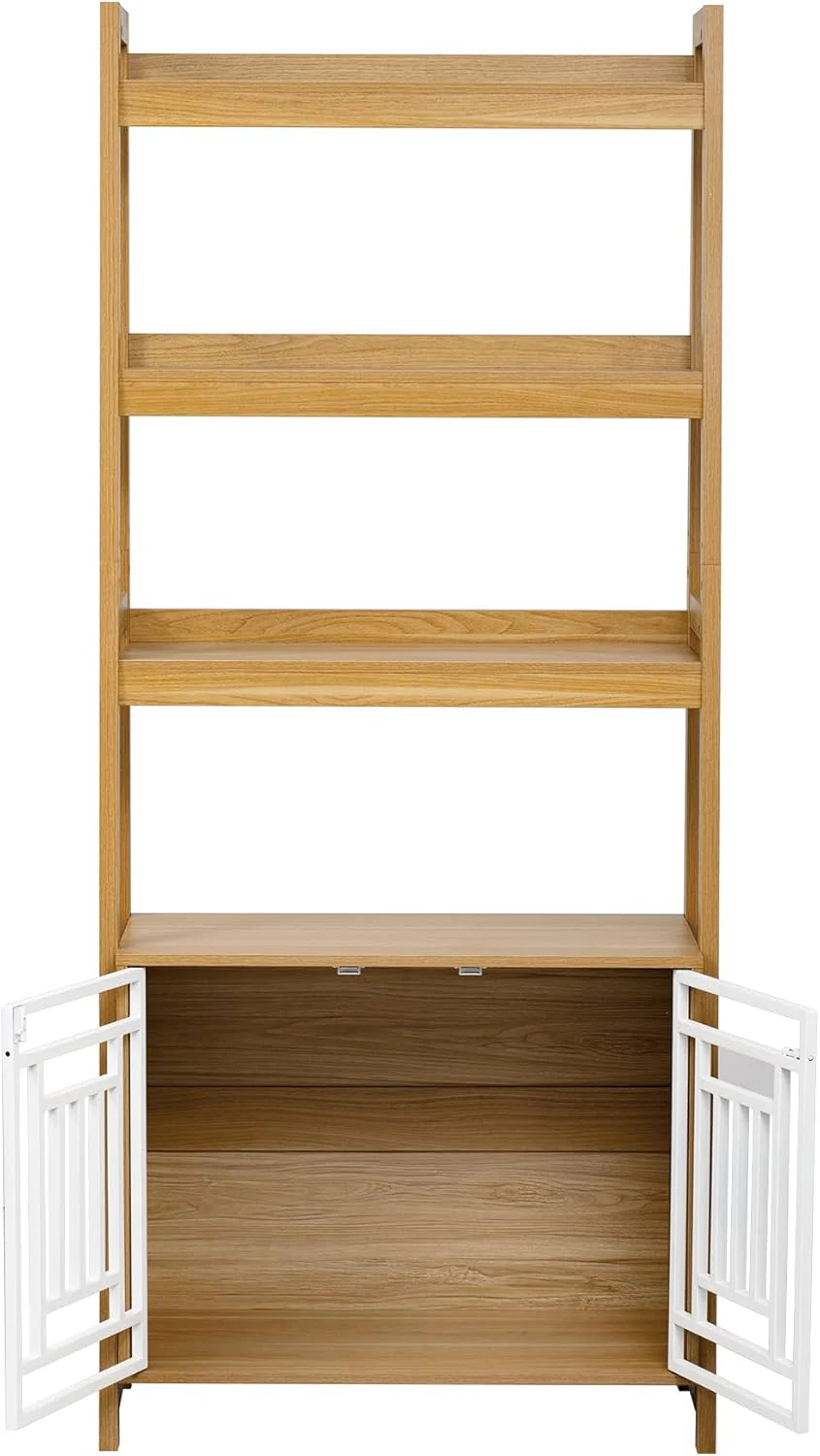 Modern 2 IN 1 Dog Furniture Dog Crate Ladder Bookshelf - Image 5