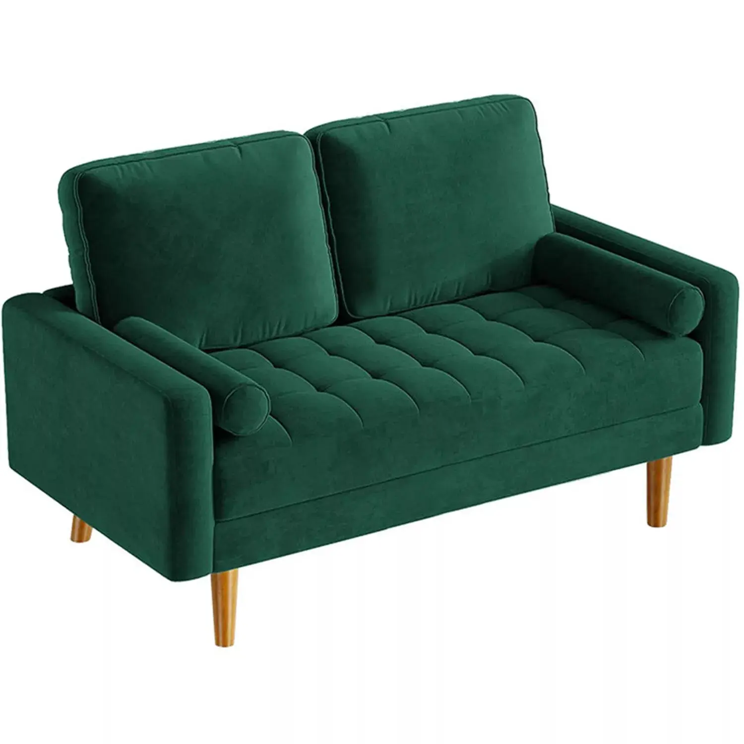 Modern Green Loveseat Couch - Image 3