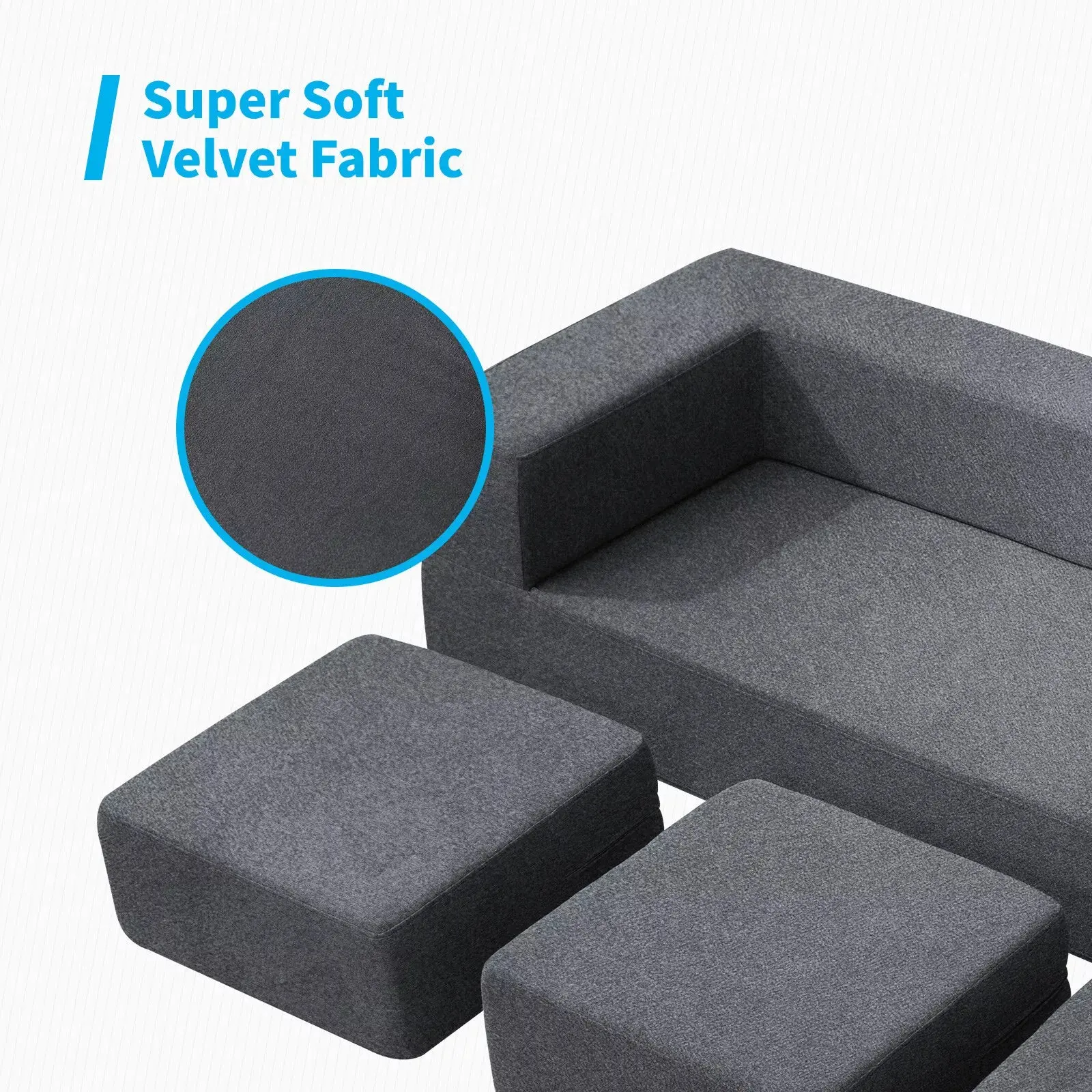Modern Ottoman Queen Convertible Futon Sofa Bed - Image 7