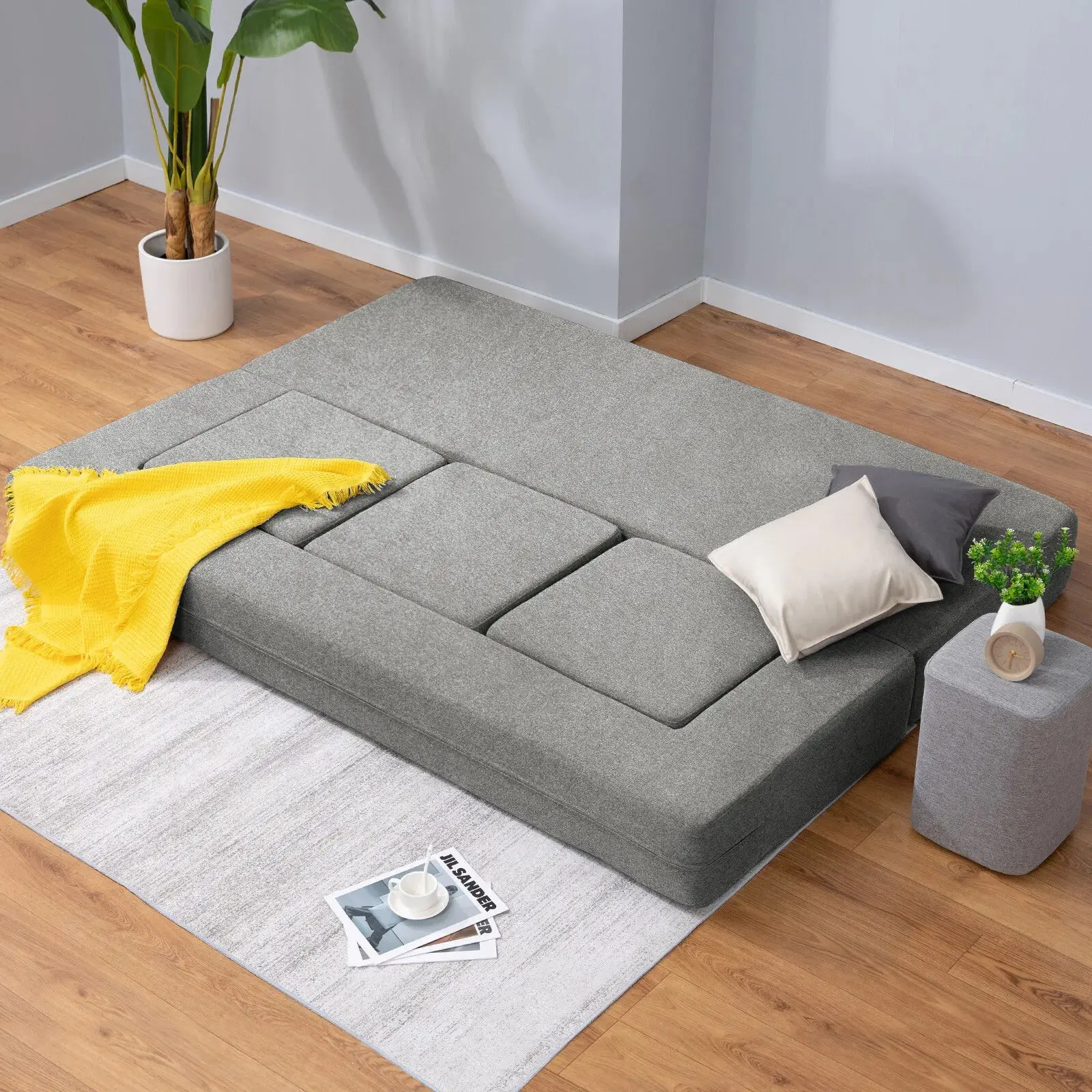 Modern Ottoman Queen Convertible Futon Sofa Bed - Image 8