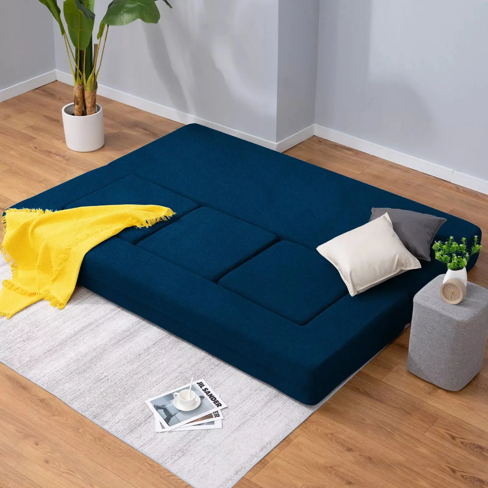 Modern Ottoman Queen Convertible Futon Sofa Bed - Image 9