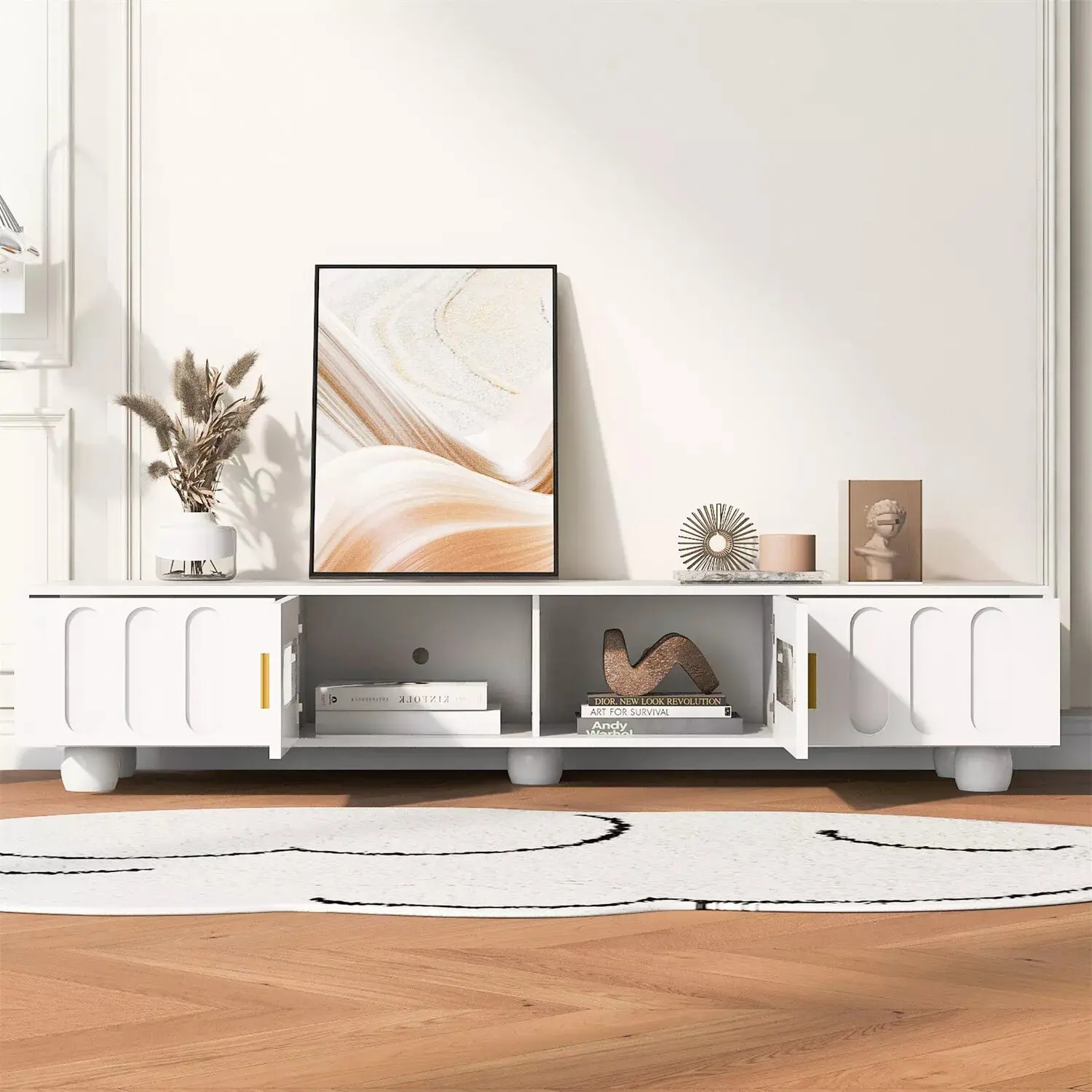 Rico Modern TV Media Cabinet Console - Image 3