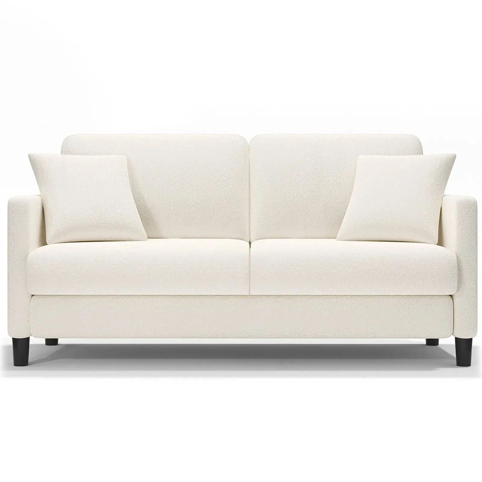 Modern Velvet Loveseat Couch - Image 3