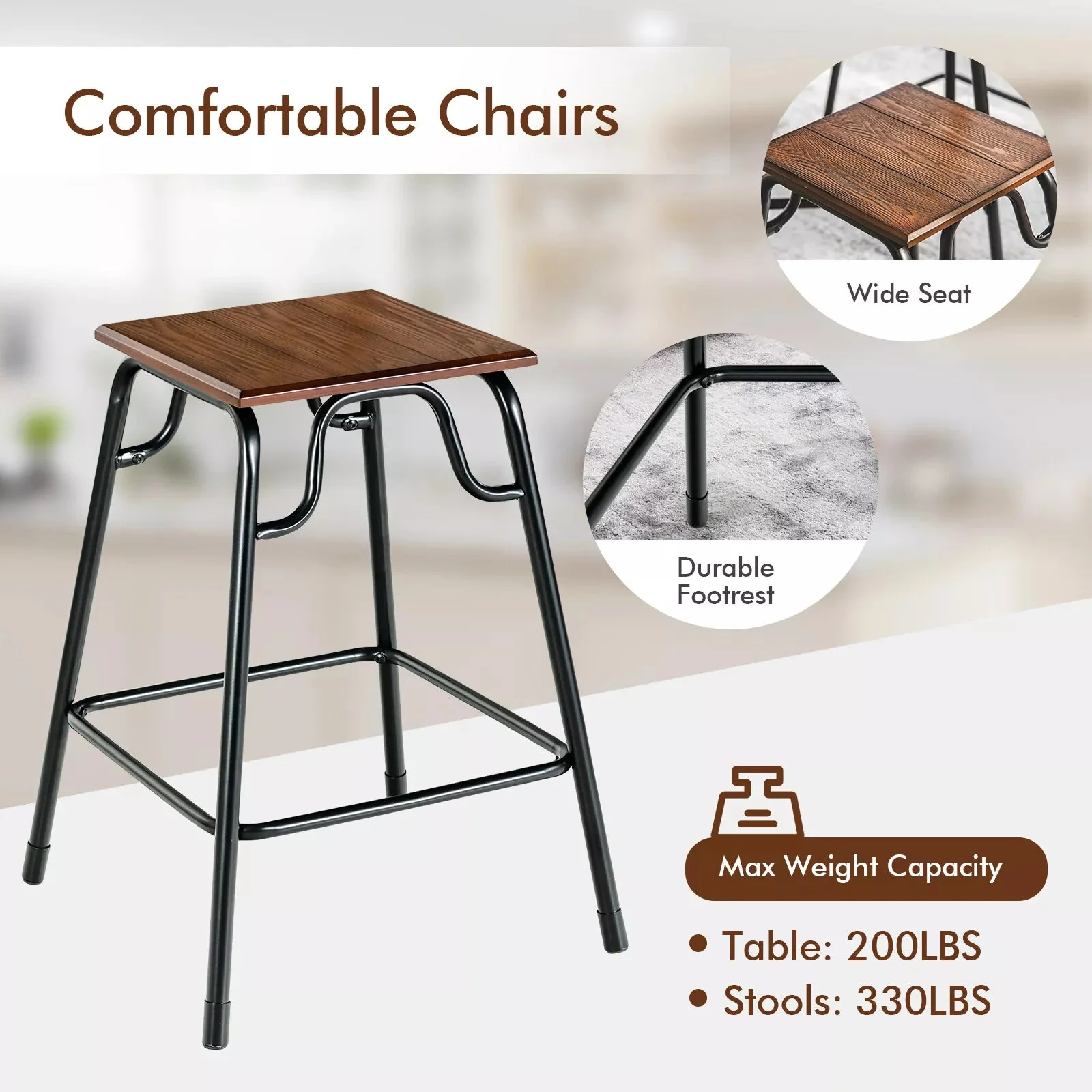 Monroe Counter Height Dining Set - Image 6