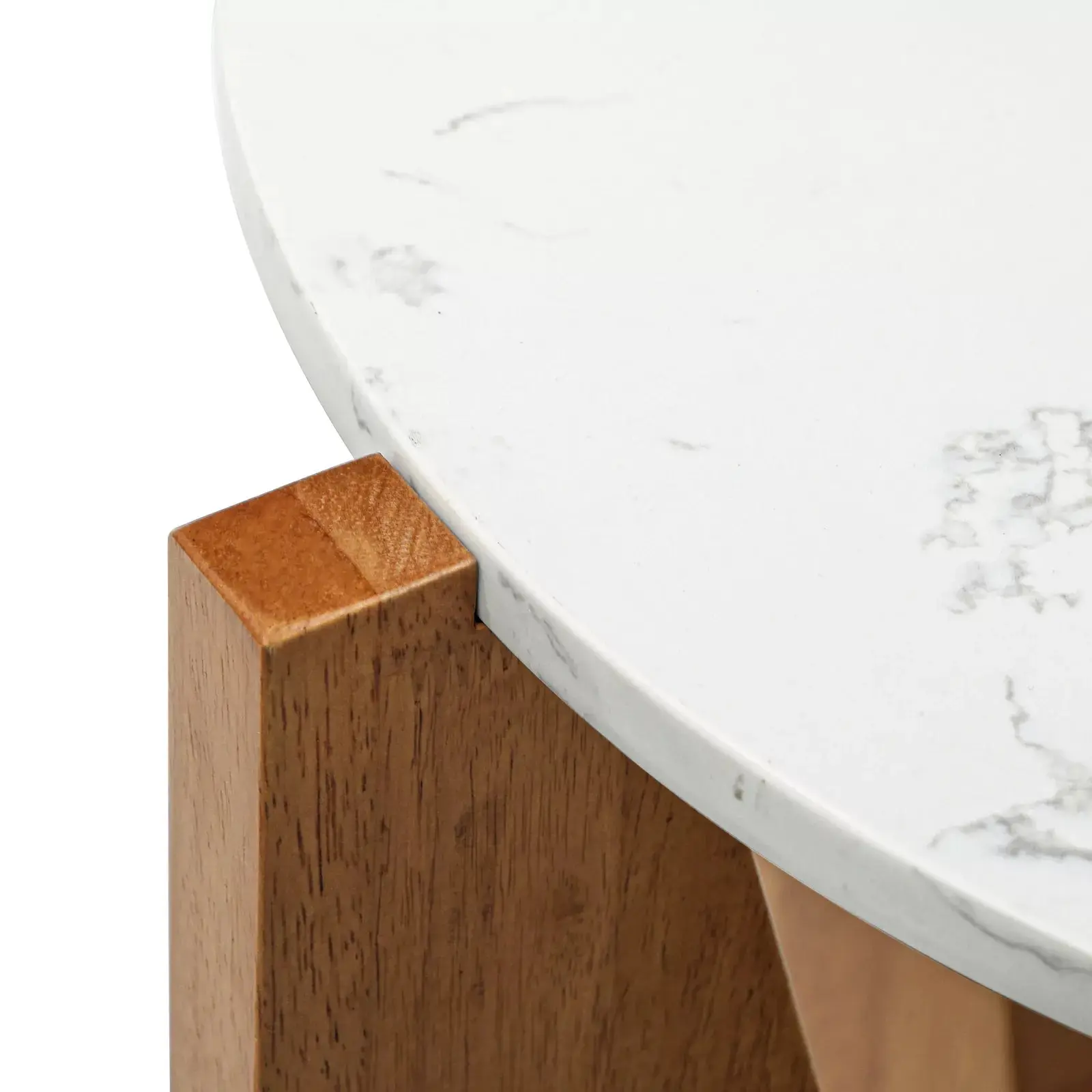 Morse Marble Nightstand Table - Image 4