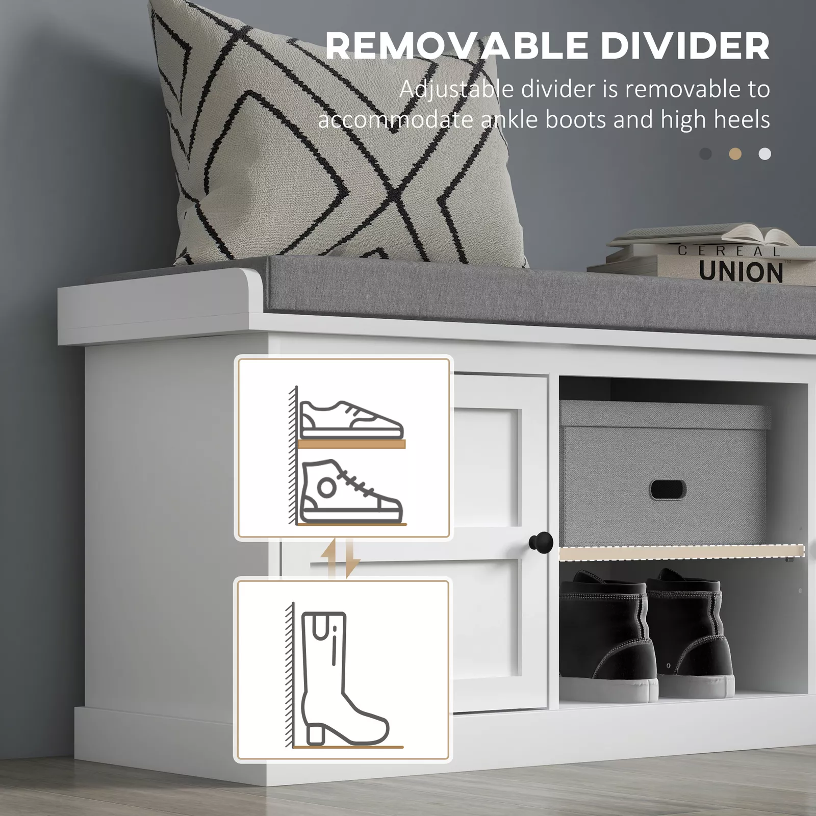 Moses Entryway Storage Bench - Image 6