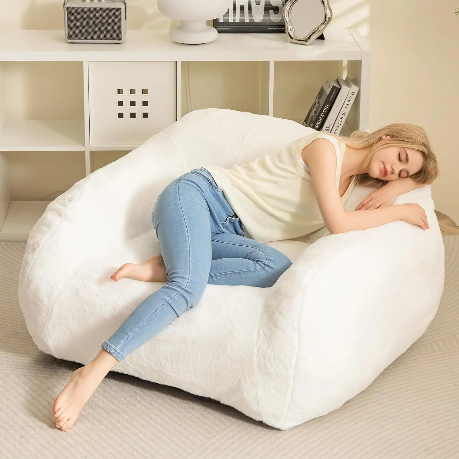 Naima Giant Bean Bag Sofa Couch - Image 2
