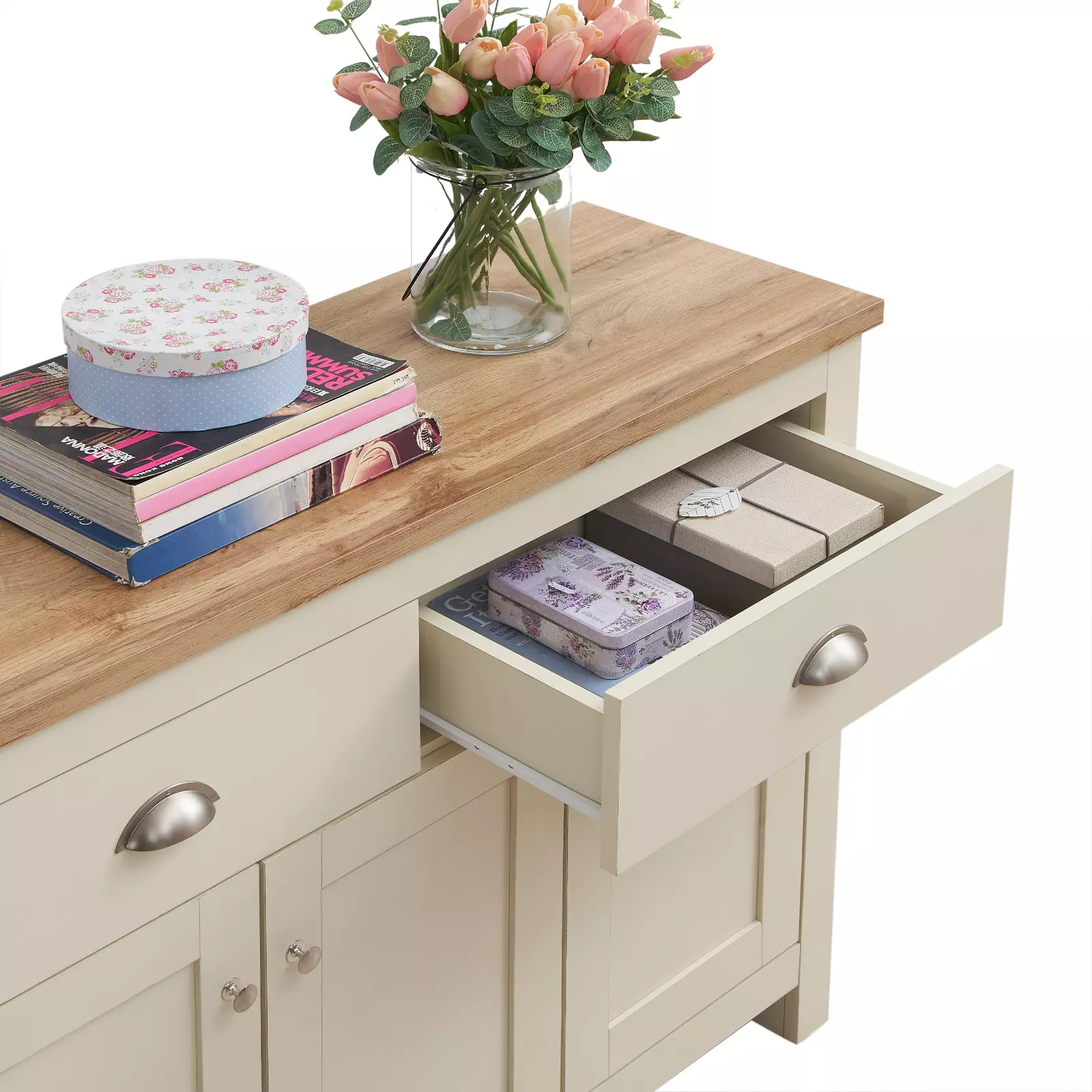 Nash Small Narrow Sideboard Cabinet - Image 5