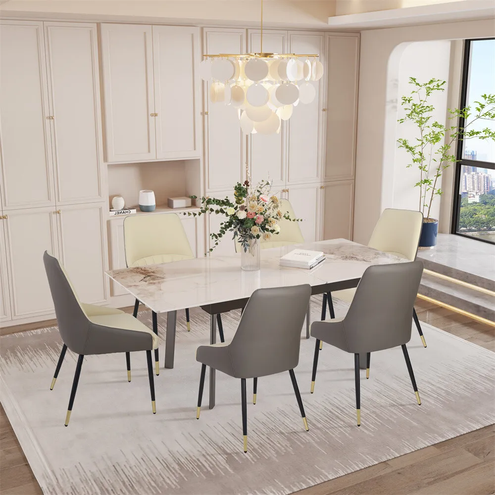 Neil Marble Extendable Dining Table