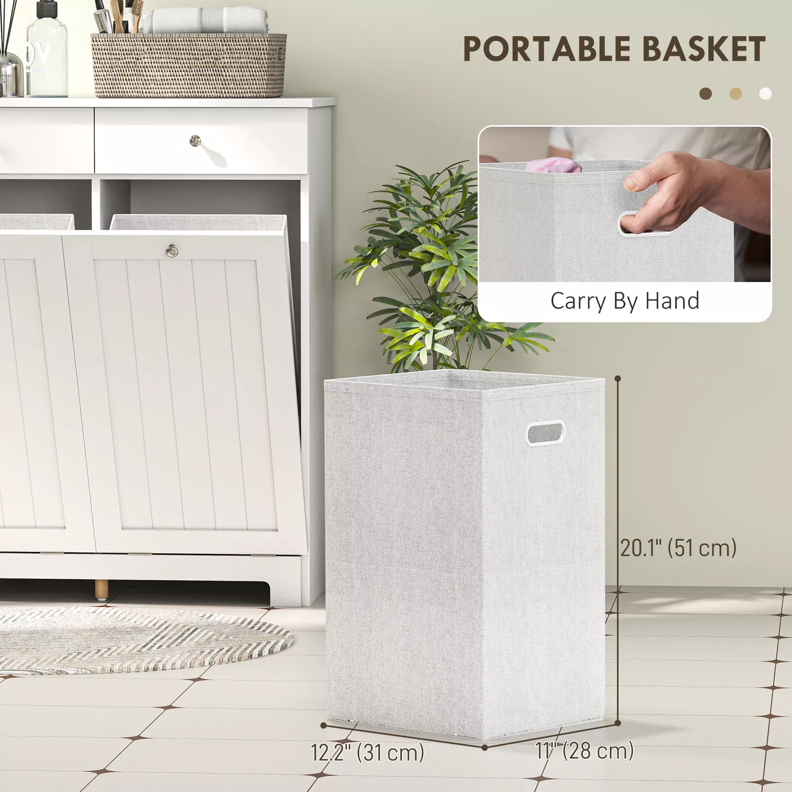Niall Tilt Out Laundry Room Cabinet - Image 4