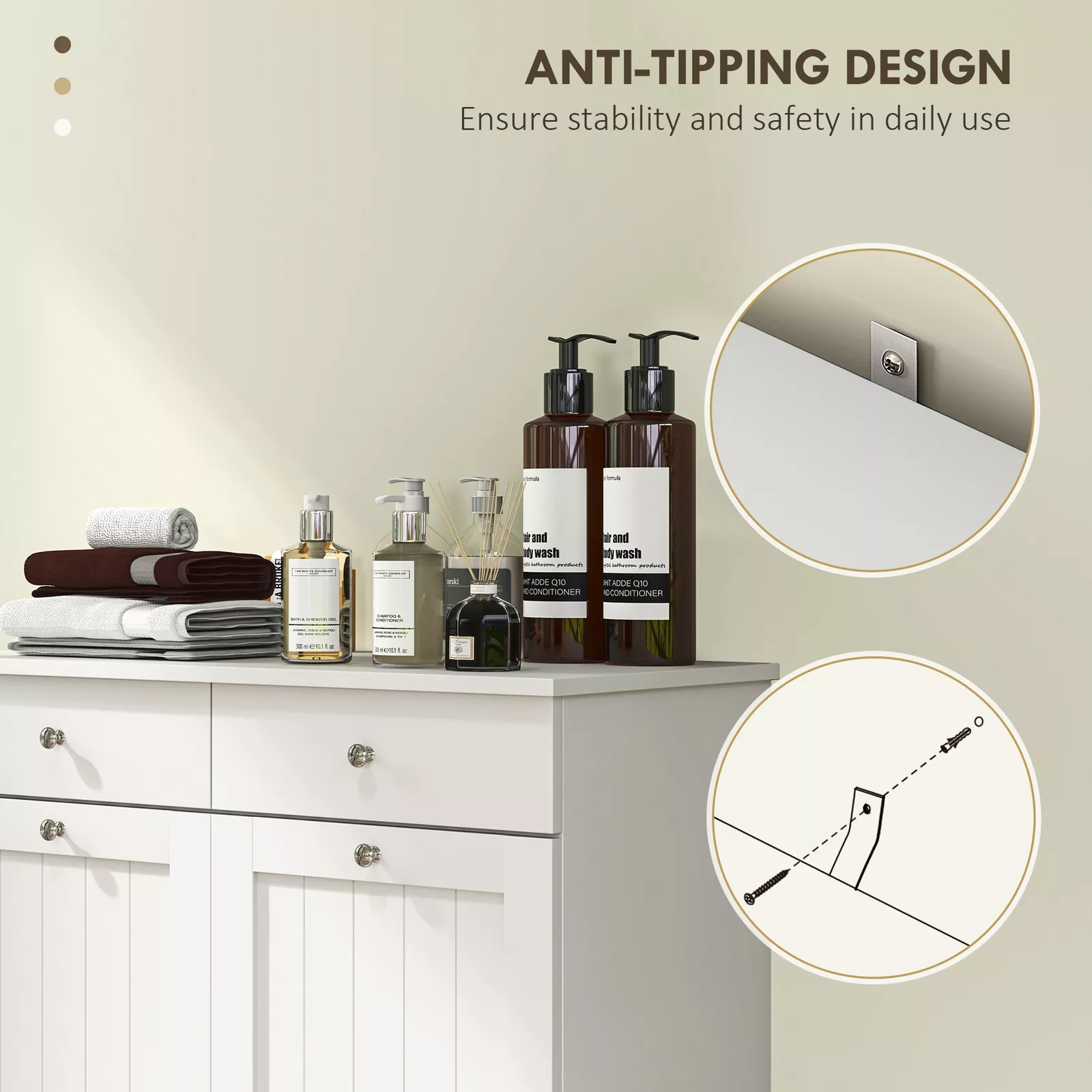 Niall Tilt Out Laundry Room Cabinet - Image 5