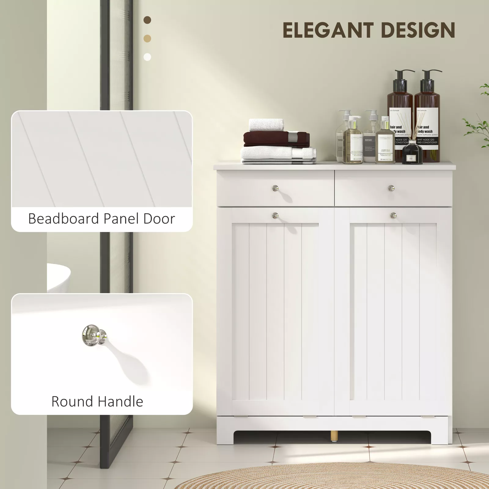 Niall Tilt Out Laundry Room Cabinet - Image 6