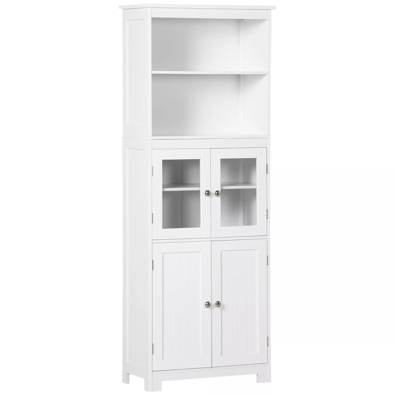 Niall White Kitchen Pantry Storage Cabinet - Image 2