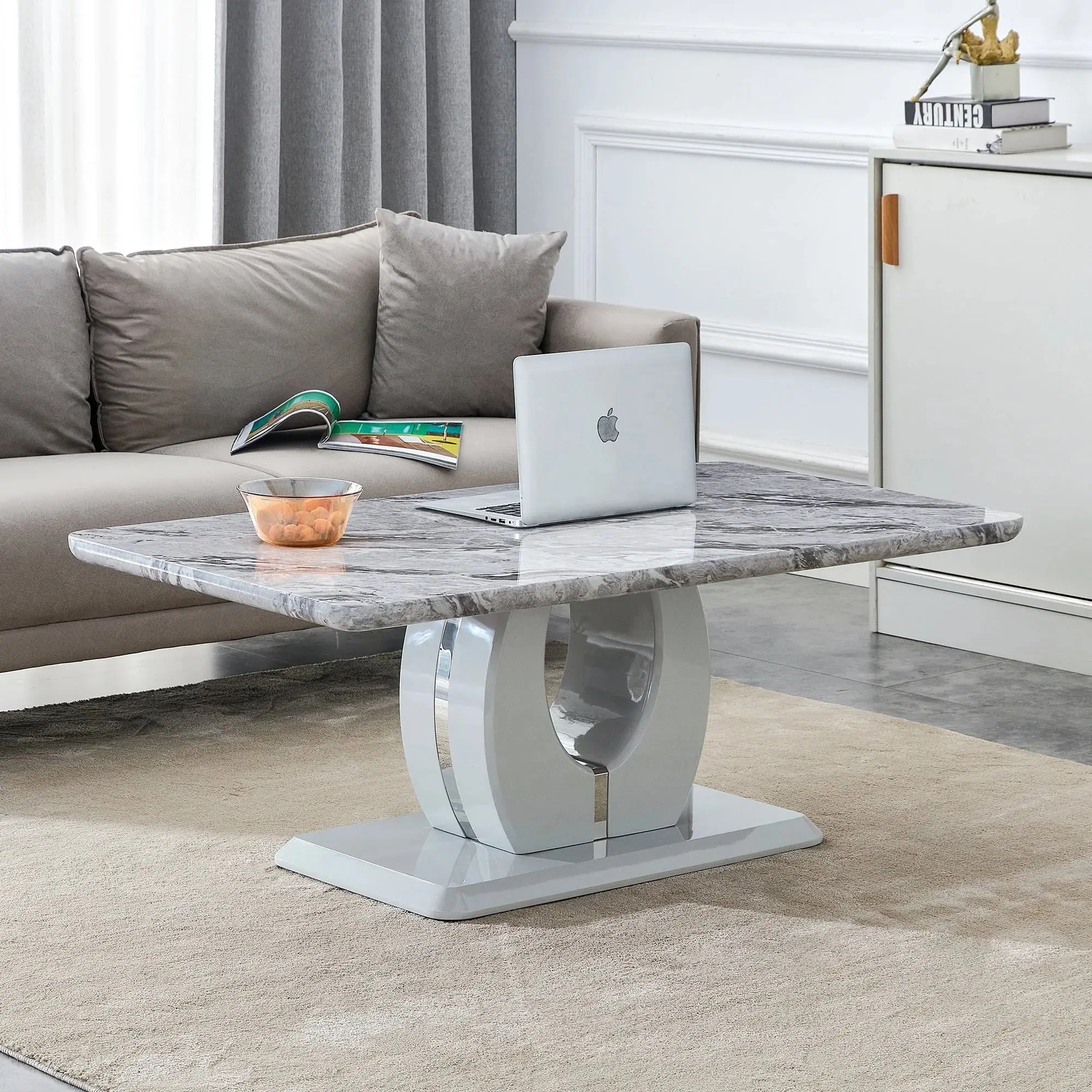Nora Marble Coffee Table - Image 5
