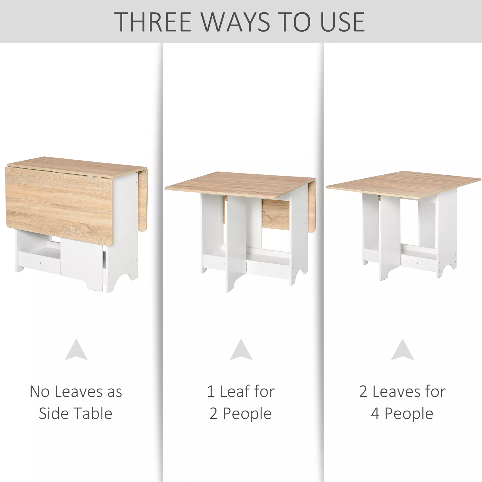 Norris Drop Leaf Dining Table - Image 4