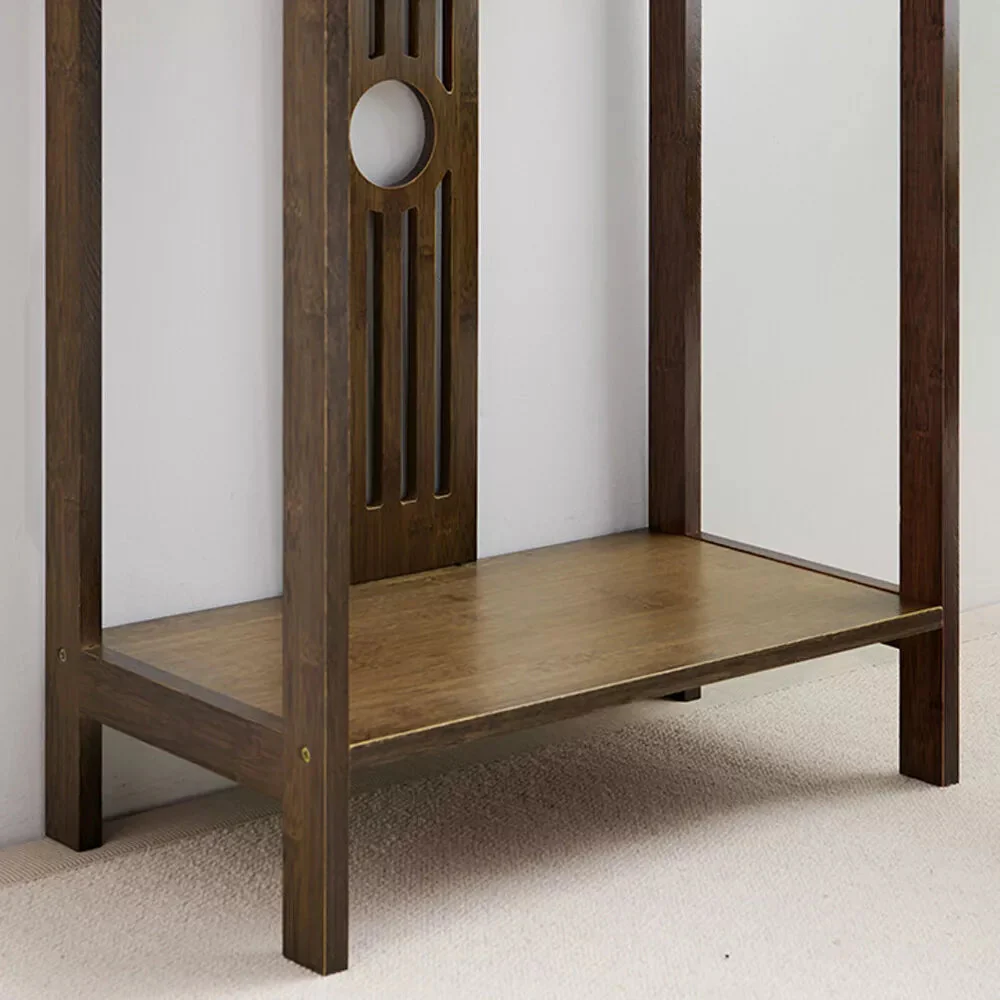 Ortiz Antique Narrow Entryway Table With Storage - Image 5