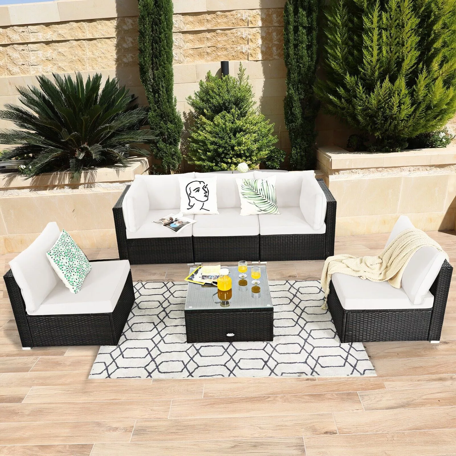 Osborn Outdoor Garden Corner Couch Set - Image 6