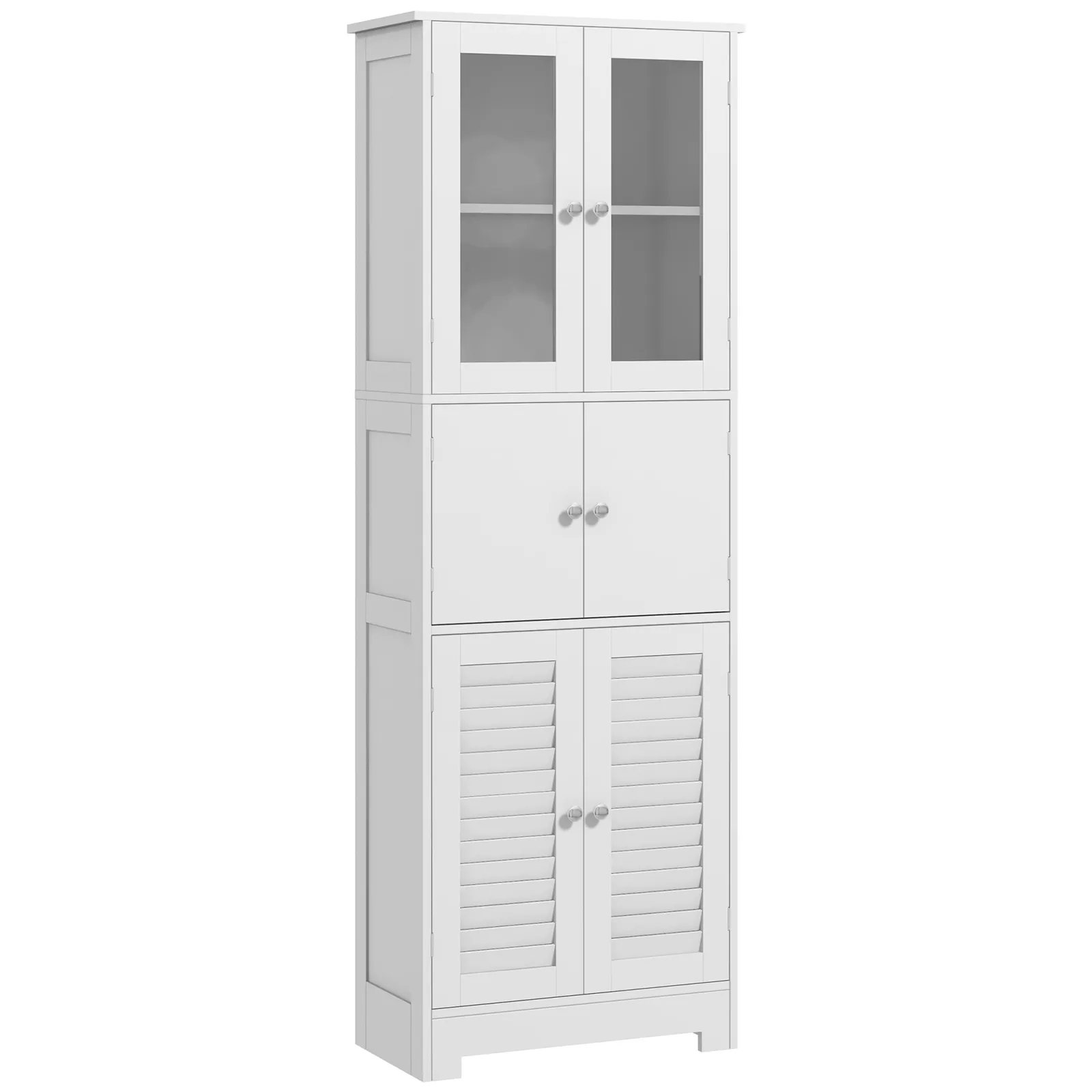 Osman Tall Linen Closet Cabinet - Image 2